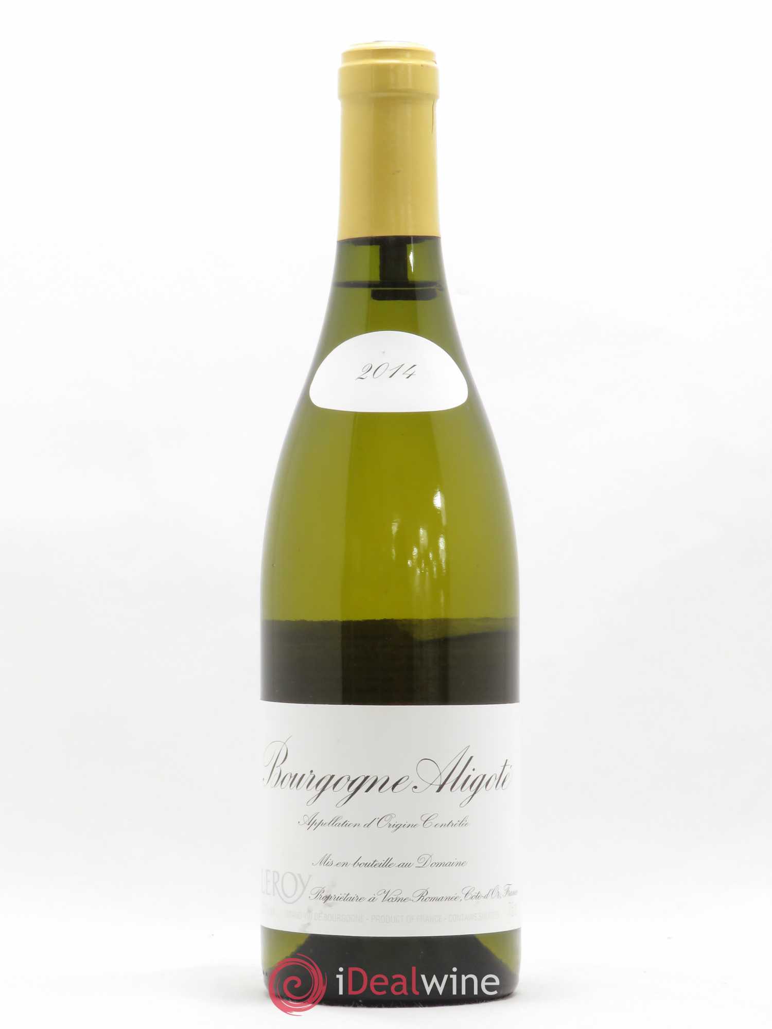 Bourgogne Aligoté Leroy (Domaine) 2014 - Lot de 1 bouteille - 0