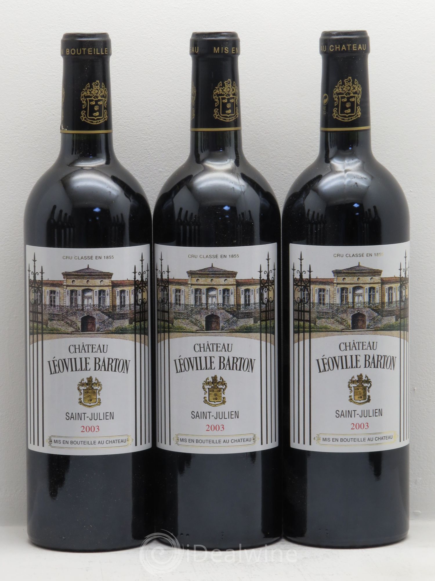 Château Léoville Barton 2ème Grand Cru Classé 2003 - Lot de 12 bouteilles - 1