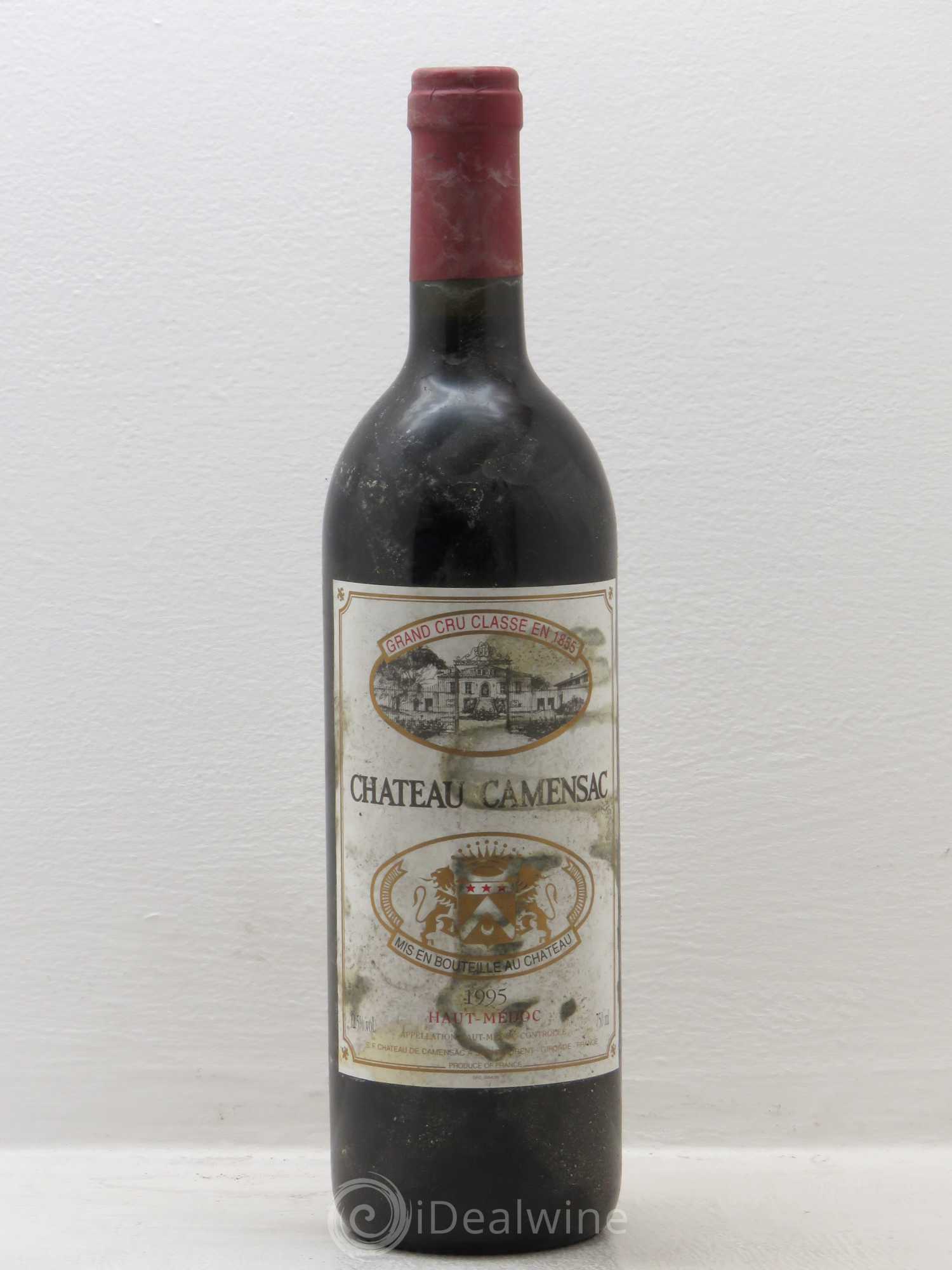 Château Camensac 5ème Grand Cru Classé 1995 - Lot de 1 bouteille - 0