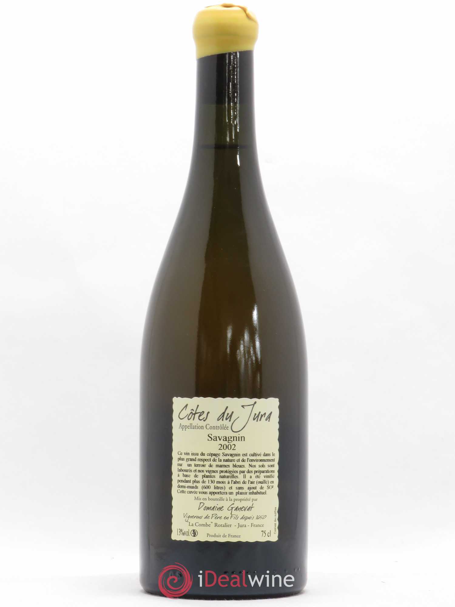 Côtes du Jura Les Vignes de mon Père Jean-François Ganevat (Domaine) 2002 - Lot de 1 bouteille - 1
