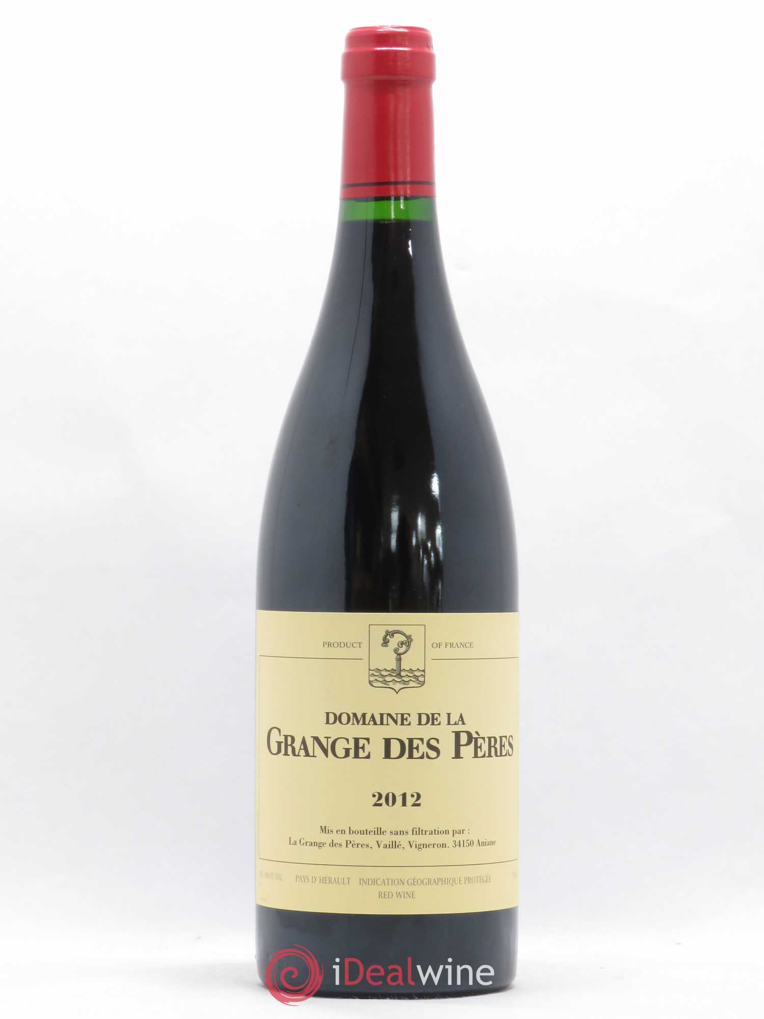 Pays d'Hérault Grange des Pères Laurent Vaillé 2012 - Lot de 1 bouteille - 0