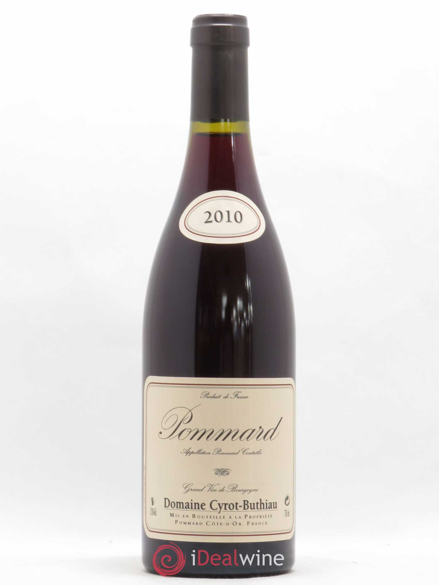 Pommard Cyrot-Buthiau (sans prix de réserve) 2010 - Posten von 1 Flasche - 0