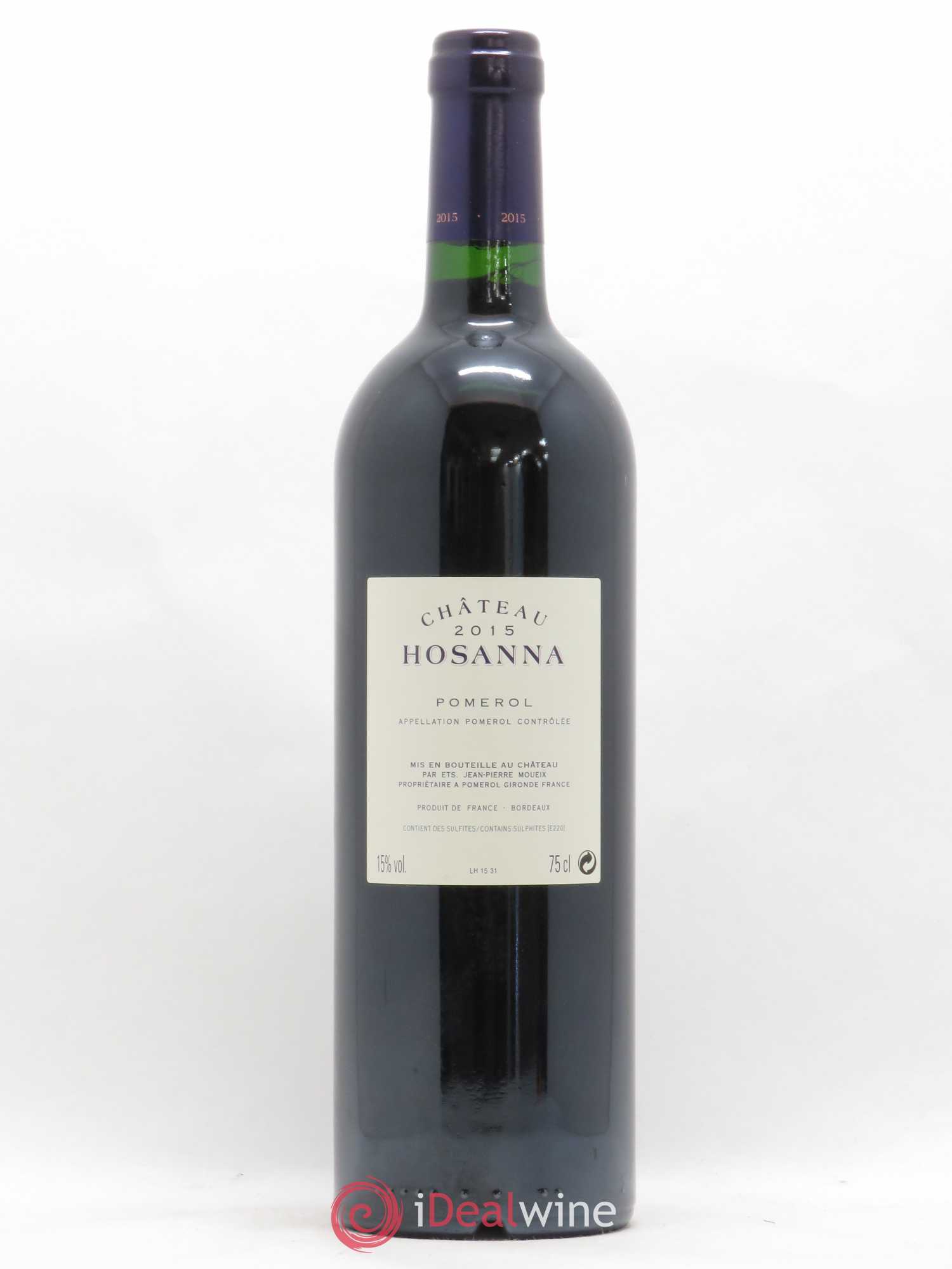 Château Hosanna 2015 - Lot de 1 bouteille - 1