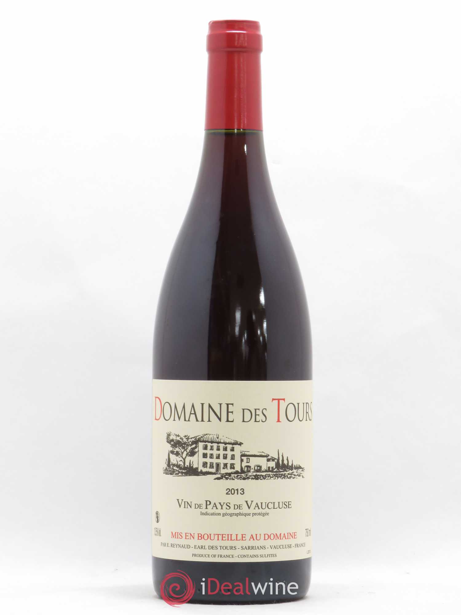 Vaucluse (Vin de Pays de Vaucluse) Domaine des Tours Emmanuel Reynaud 2013 - Lot de 1 bouteille - 0
