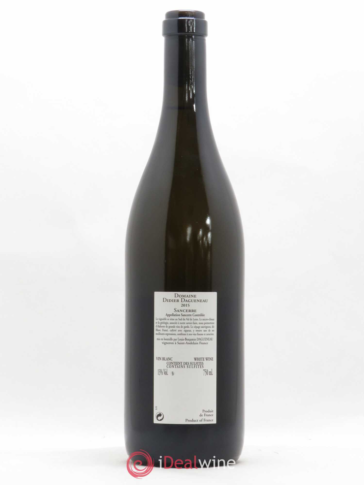 Sancerre En Chailloux Domaine Dagueneau 2015 - Posten von 1 Flasche - 1