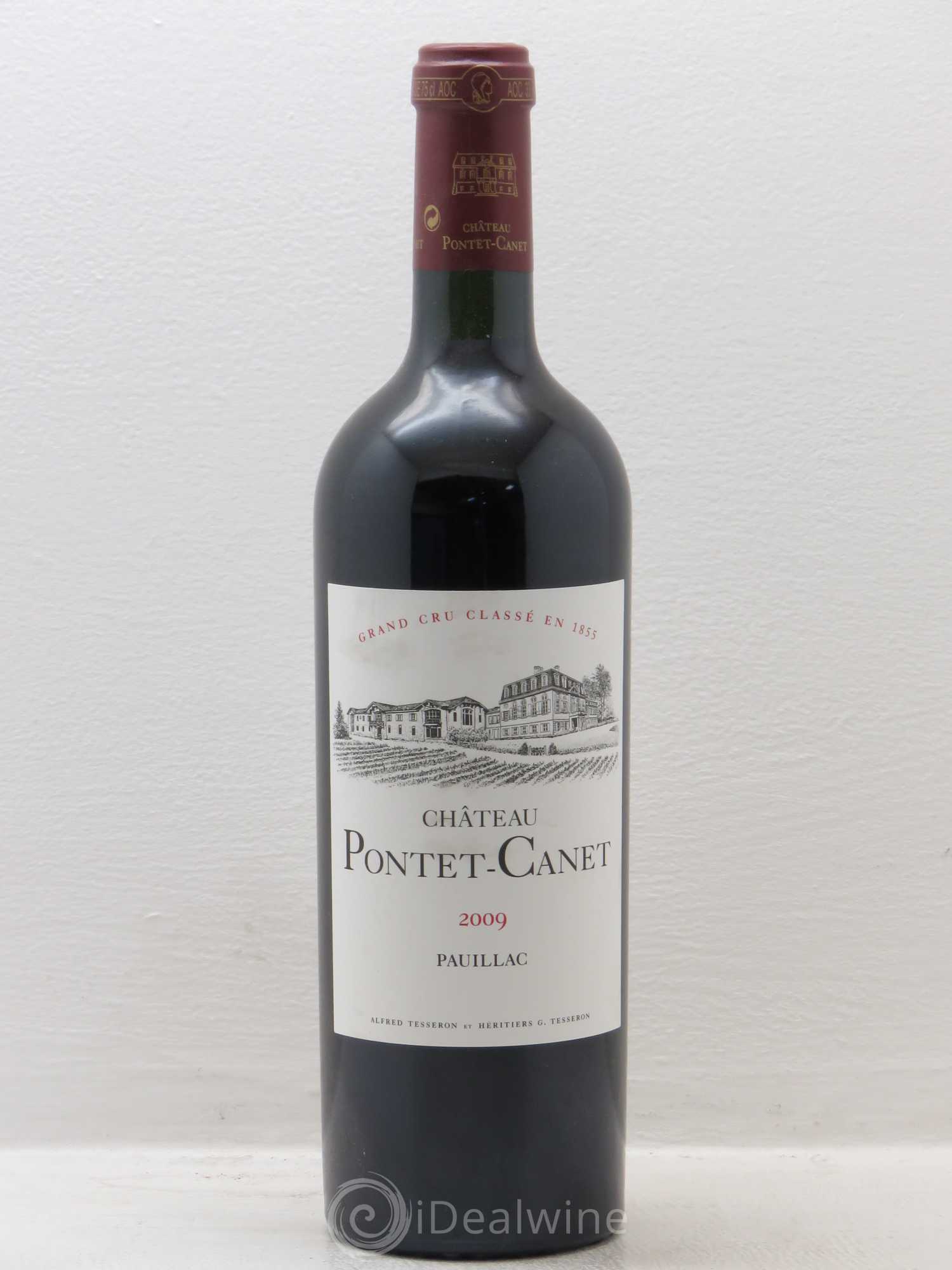 Château Pontet Canet 5ème Grand Cru Classé 2009 - Lot de 1 bouteille - 0