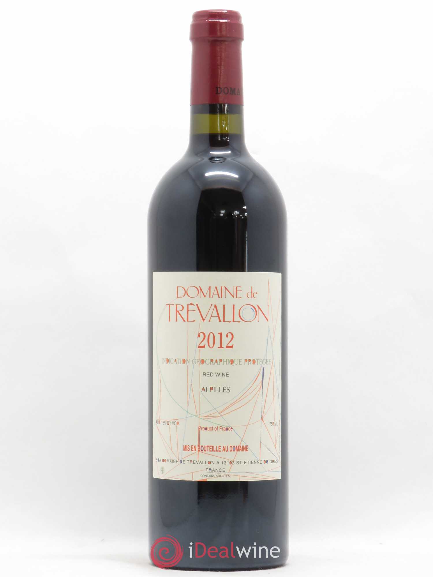 Alpilles Trévallon (Domaine de) Eloi Dürrbach 2012 - Lot de 1 bouteille - 0