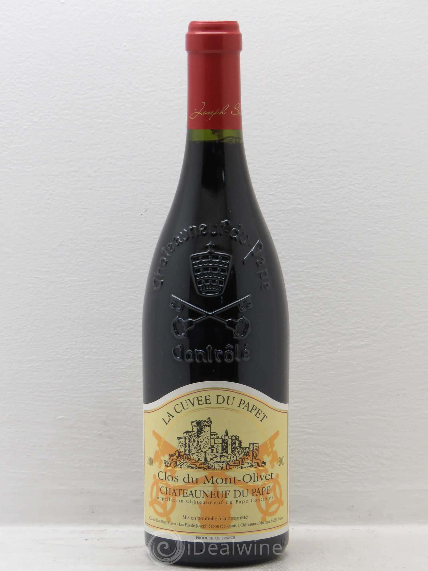 Châteauneuf-du-Pape Cuvée du Papet Clos du Mont-Olivet 2010 - Lot de 6 bouteilles - 0