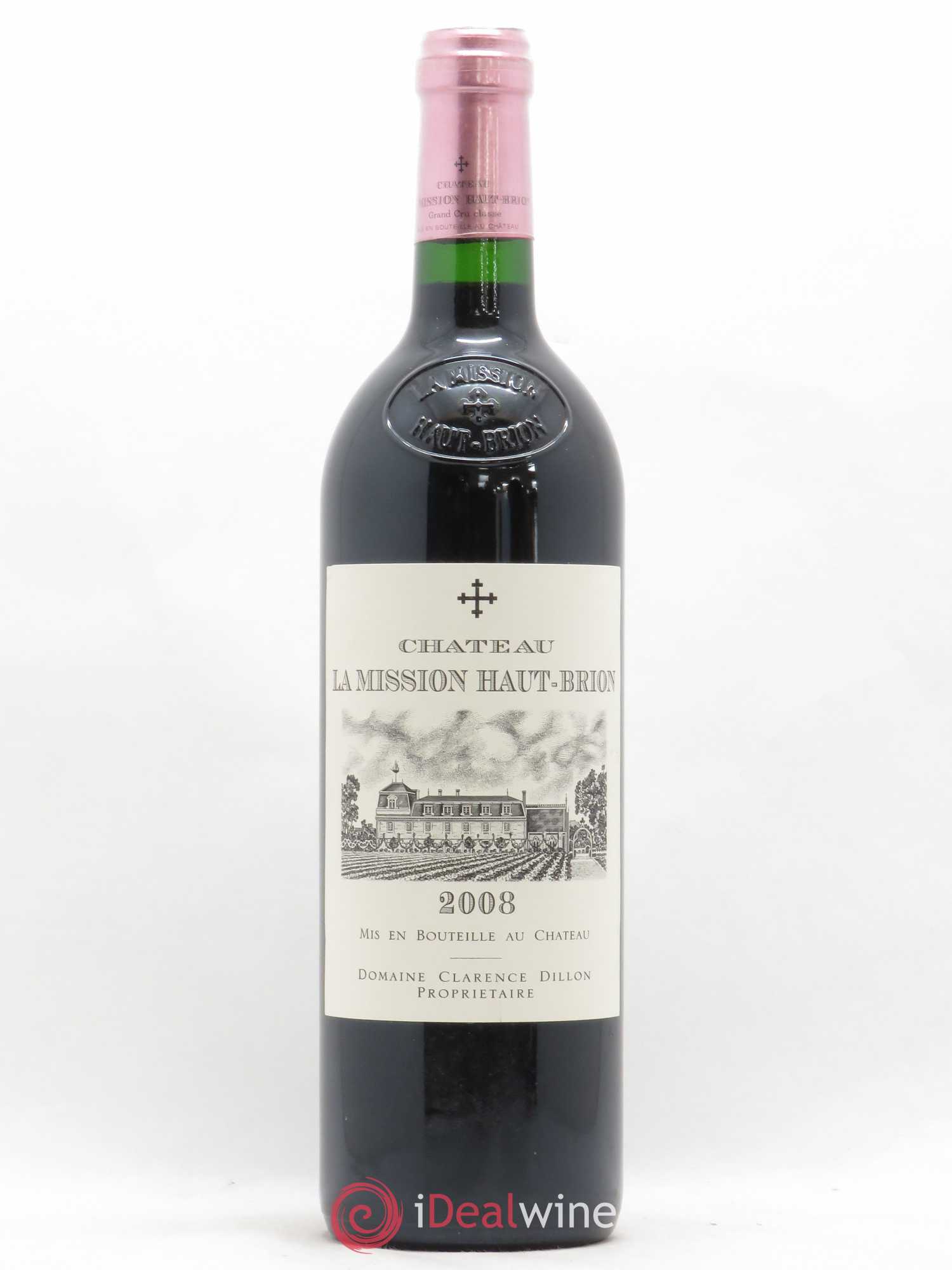 Château la Mission Haut-Brion Cru Classé de Graves 2008 - Lot de 1 bouteille - 0