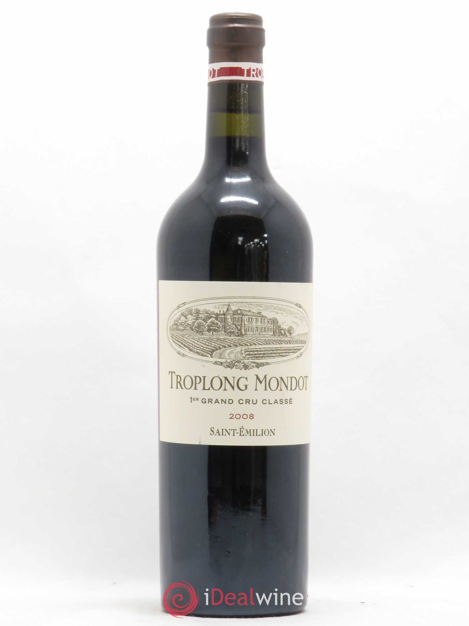 Château Troplong Mondot 1er Grand Cru Classé B 2008 - Lot de 1 bouteille - 0
