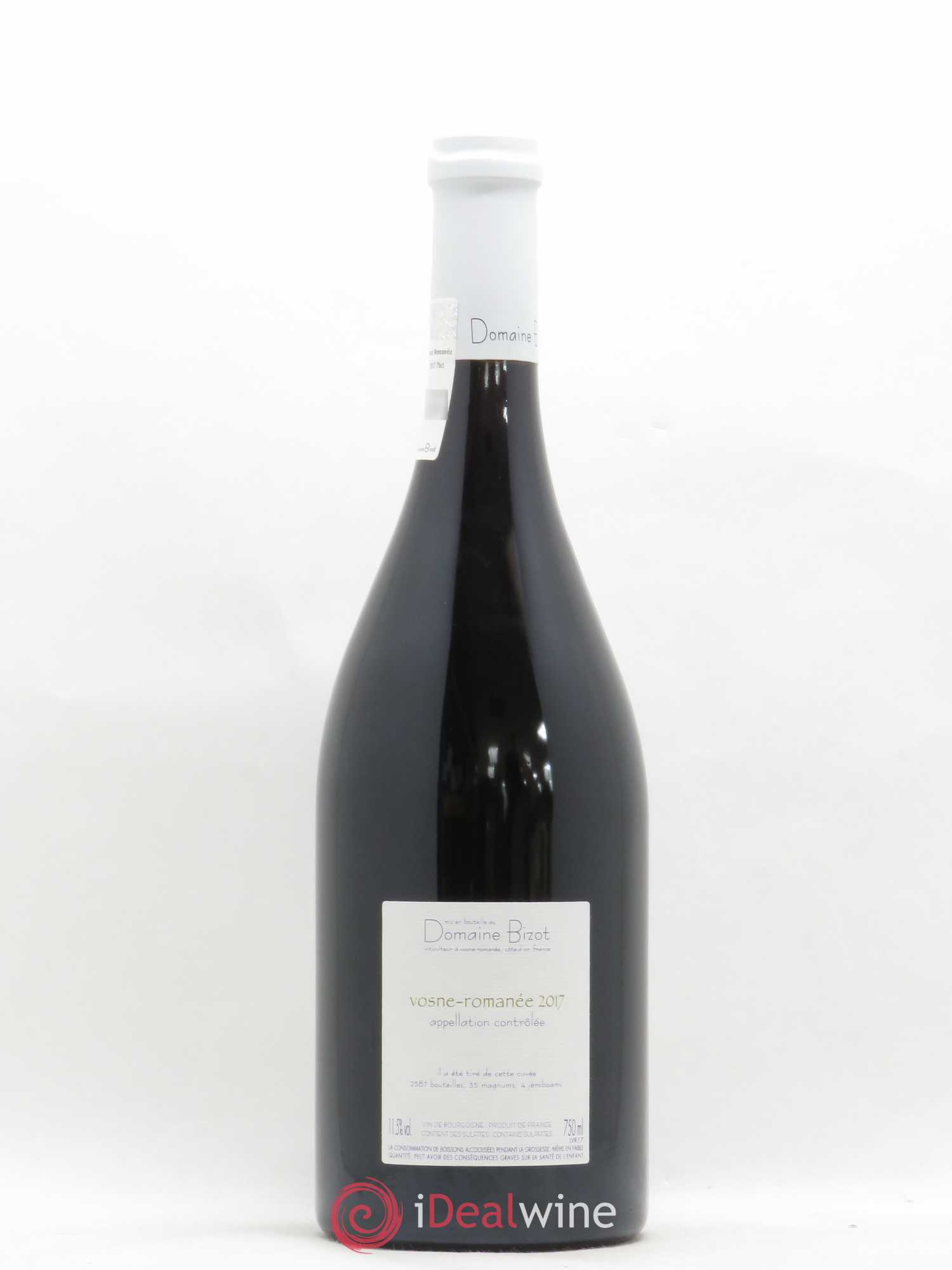 Vosne-Romanée Bizot (Domaine) 2017 - Lot de 1 bouteille - 1