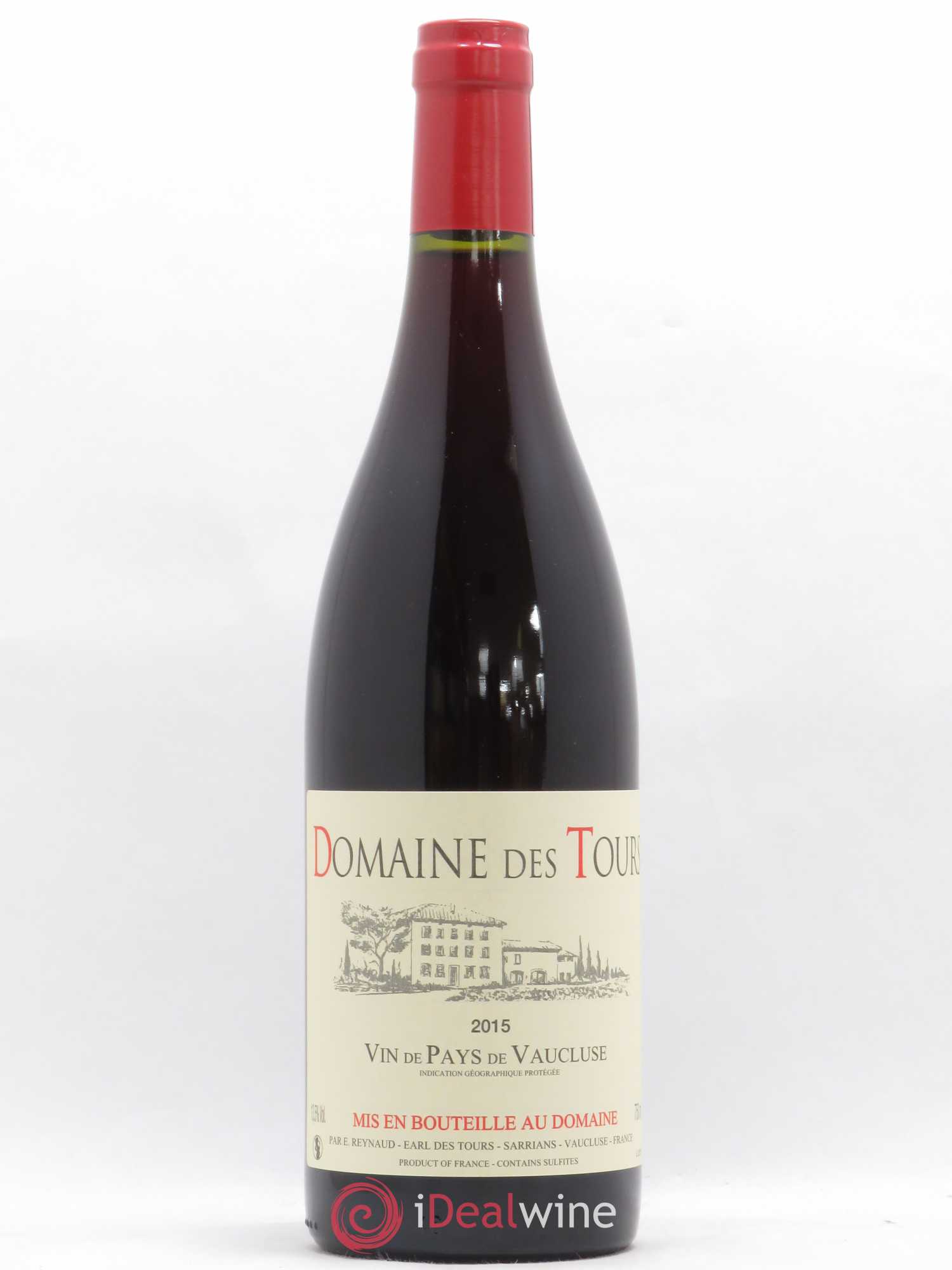 Vaucluse (Vin de Pays de Vaucluse) Domaine des Tours Emmanuel Reynaud 2015 - Lot de 1 bouteille - 0