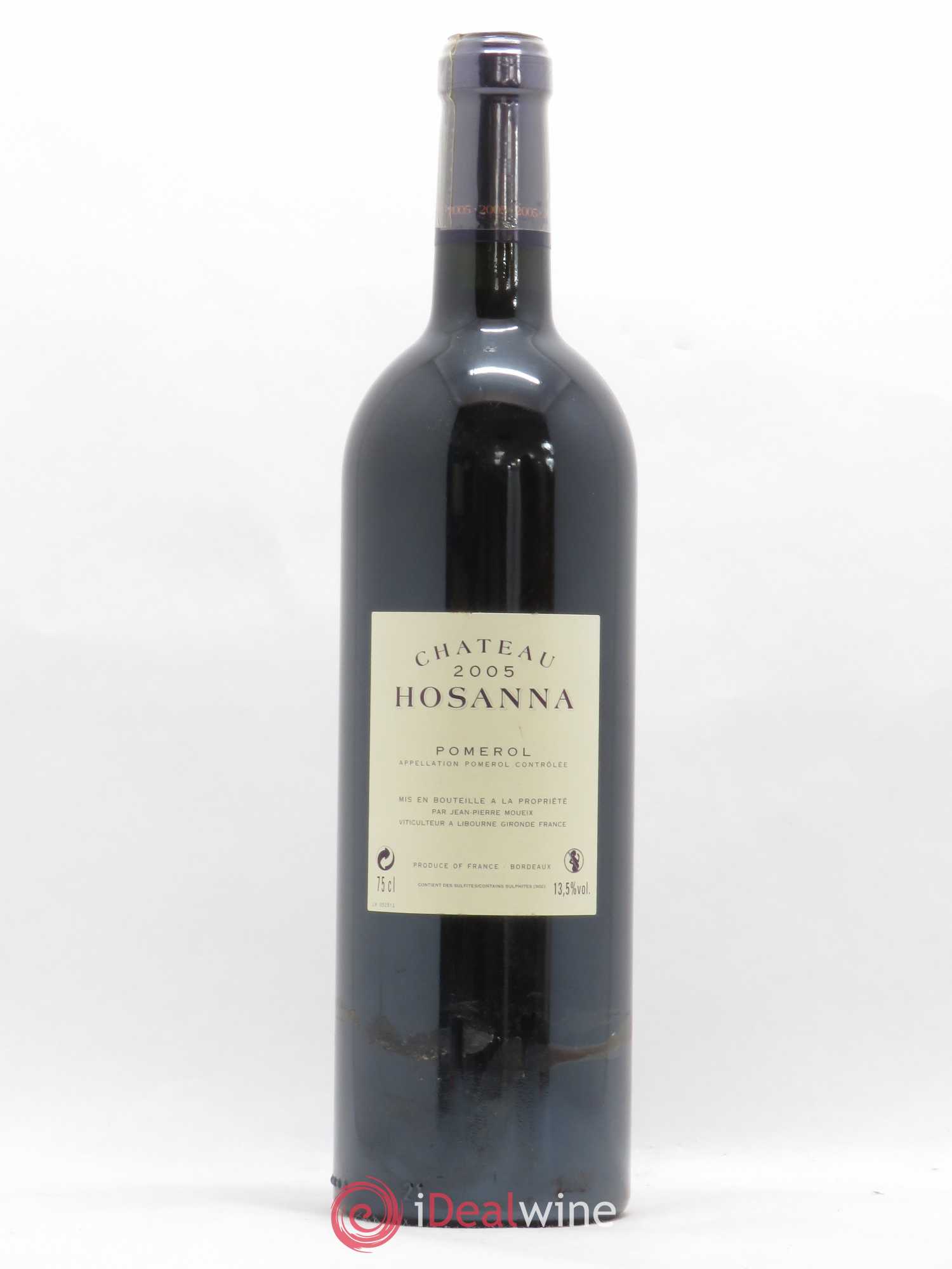 Château Hosanna 2005 - Lot de 1 bouteille - 1