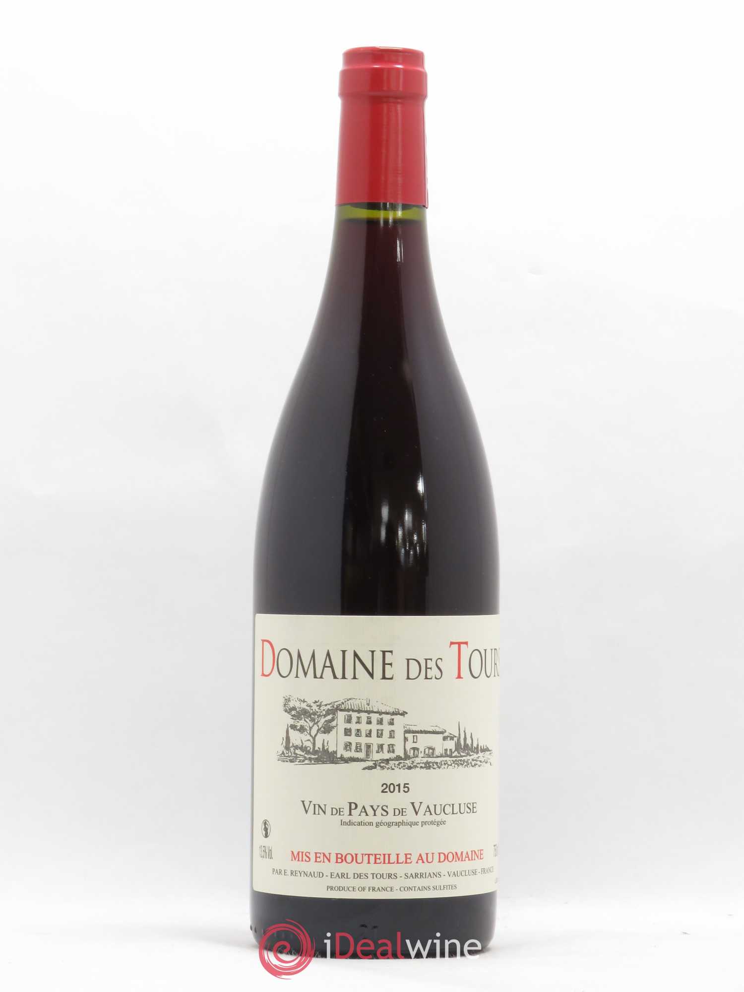 Vaucluse (Vin de Pays de Vaucluse) Domaine des Tours Emmanuel Reynaud 2015 - Lot de 1 bouteille - 0