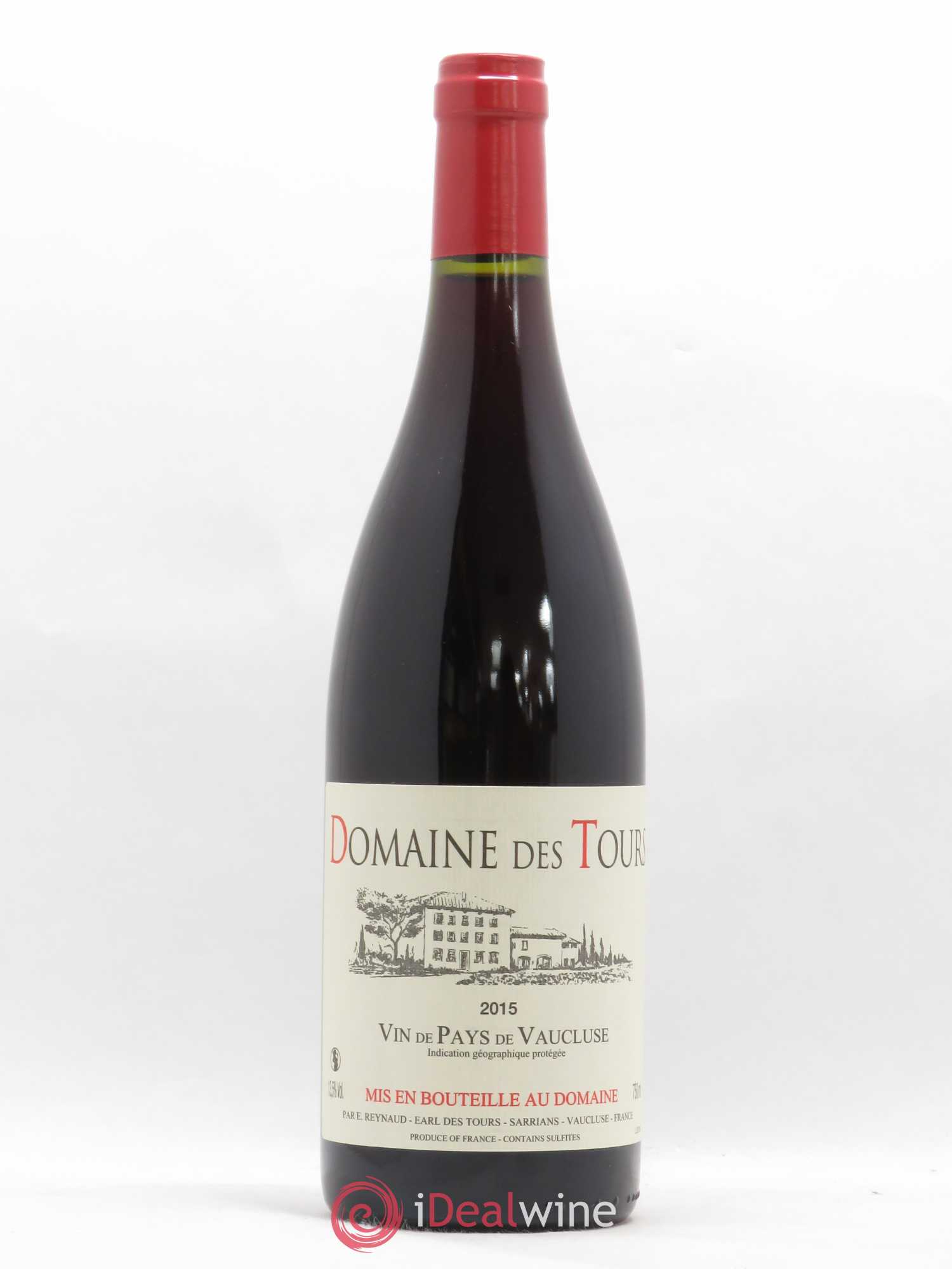 Vaucluse (Vin de Pays de Vaucluse) Domaine des Tours Emmanuel Reynaud 2015 - Lot de 1 bouteille - 0
