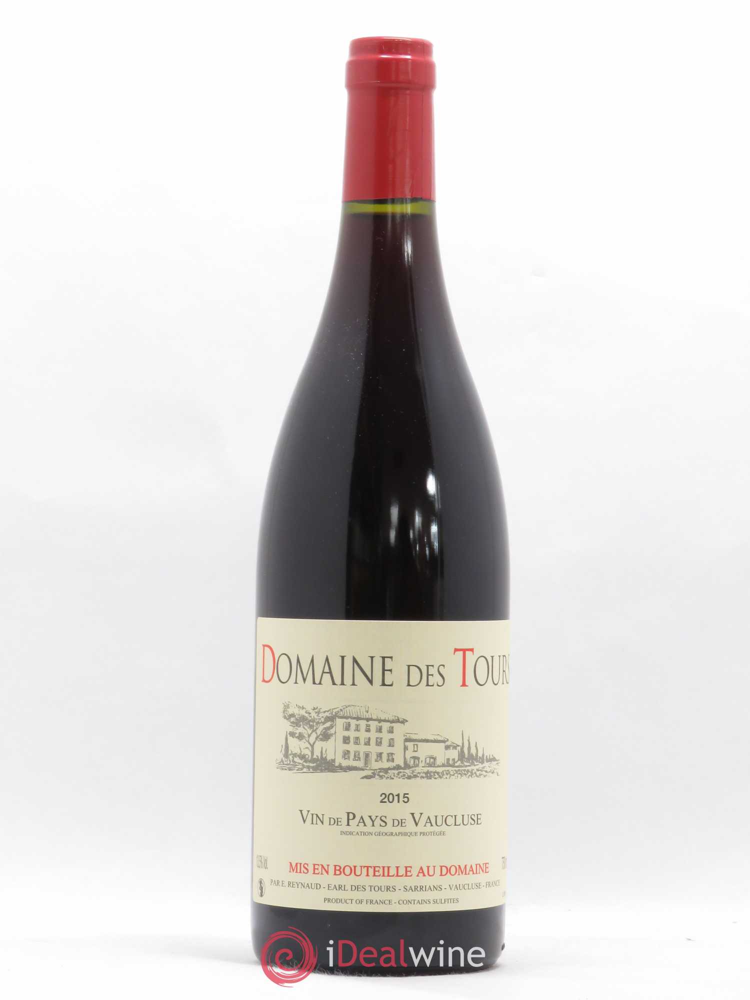 Vaucluse (Vin de Pays de Vaucluse) Domaine des Tours Emmanuel Reynaud 2015 - Lot de 1 bouteille - 0