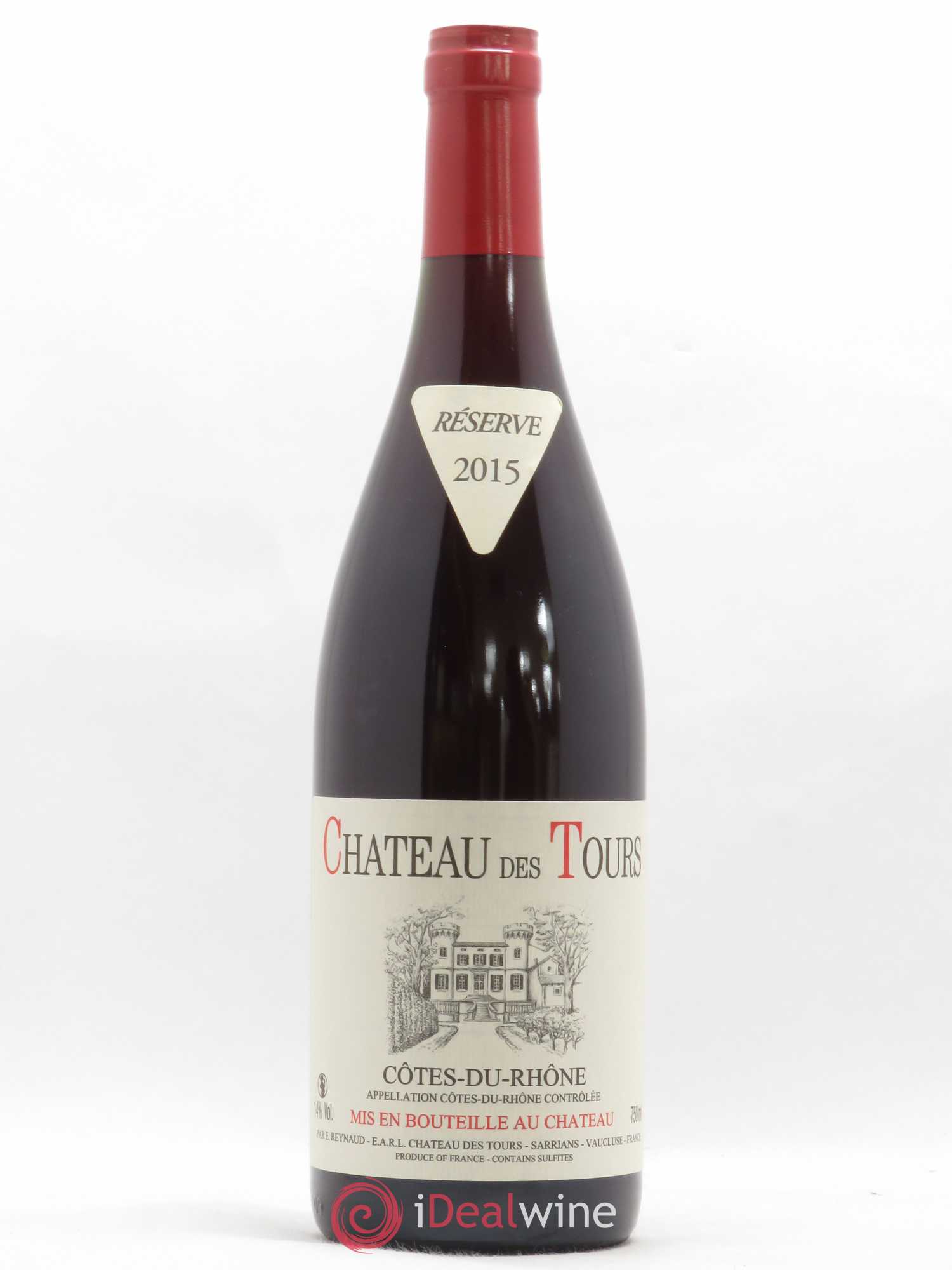 Côtes-du-Rhône Château des Tours Emmanuel Reynaud 2015 - Lot de 1 bouteille - 0