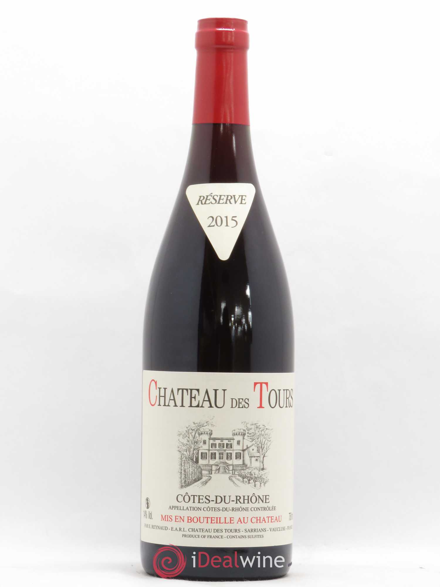 Côtes-du-Rhône Château des Tours Emmanuel Reynaud 2015 - Lot de 1 bouteille - 0