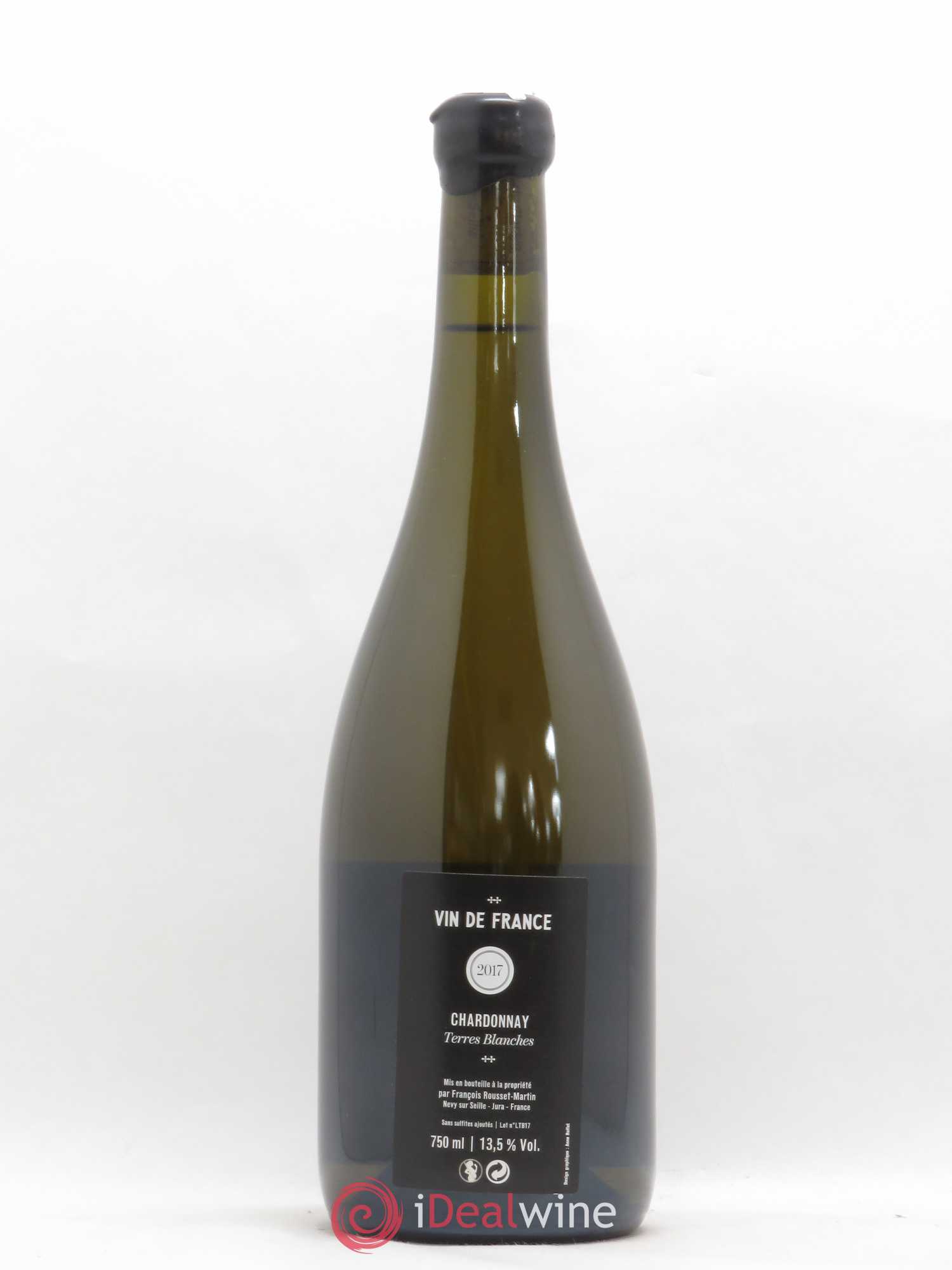 Vin de France Chardonnay Terres Blanches François Rousset-Martin 2017 - Lot de 1 bouteille - 1