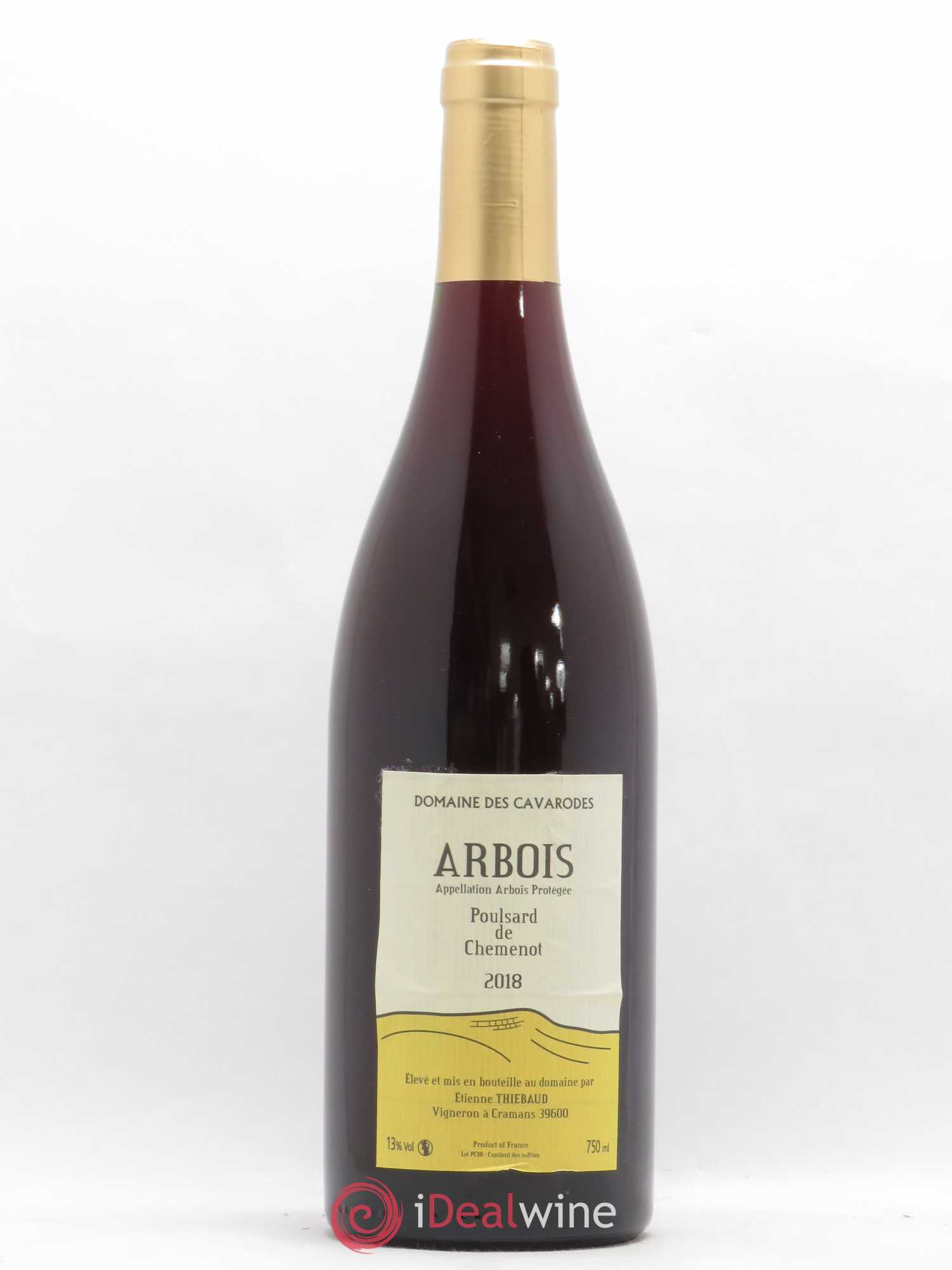 Arbois Poulsard de Chemenot Etienne Thiebaud - Domaine des Cavarodes (sans prix de réserve) 2018 - Posten von 1 Flasche - 0