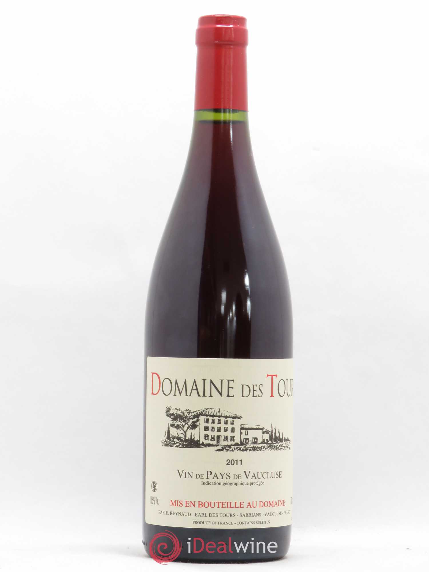 Vaucluse (Vin de Pays de Vaucluse) Domaine des Tours Emmanuel Reynaud 2011 - Lot de 1 bouteille - 0