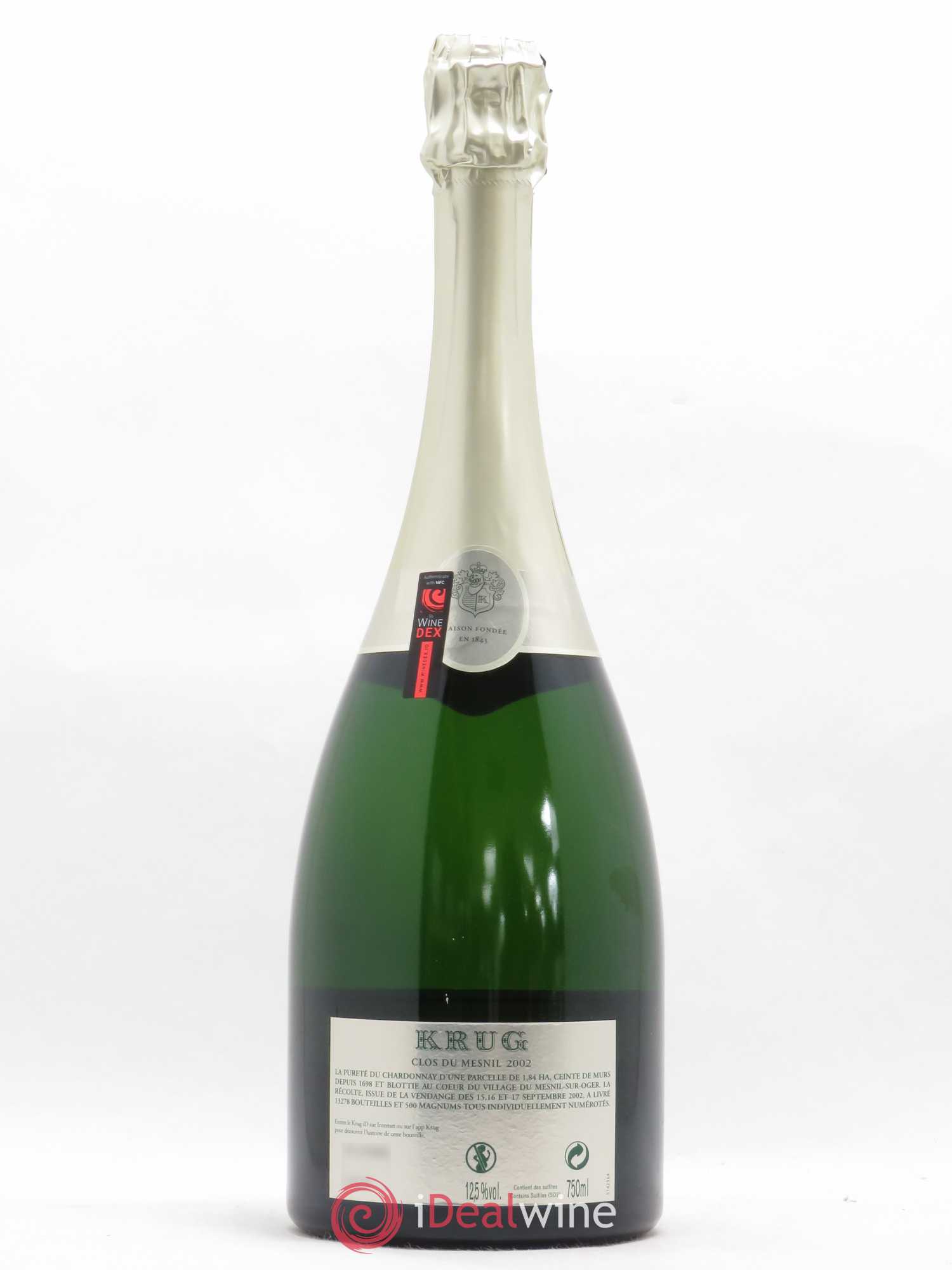 Clos du Mesnil Krug 2002 - Lot de 1 bouteille - 1
