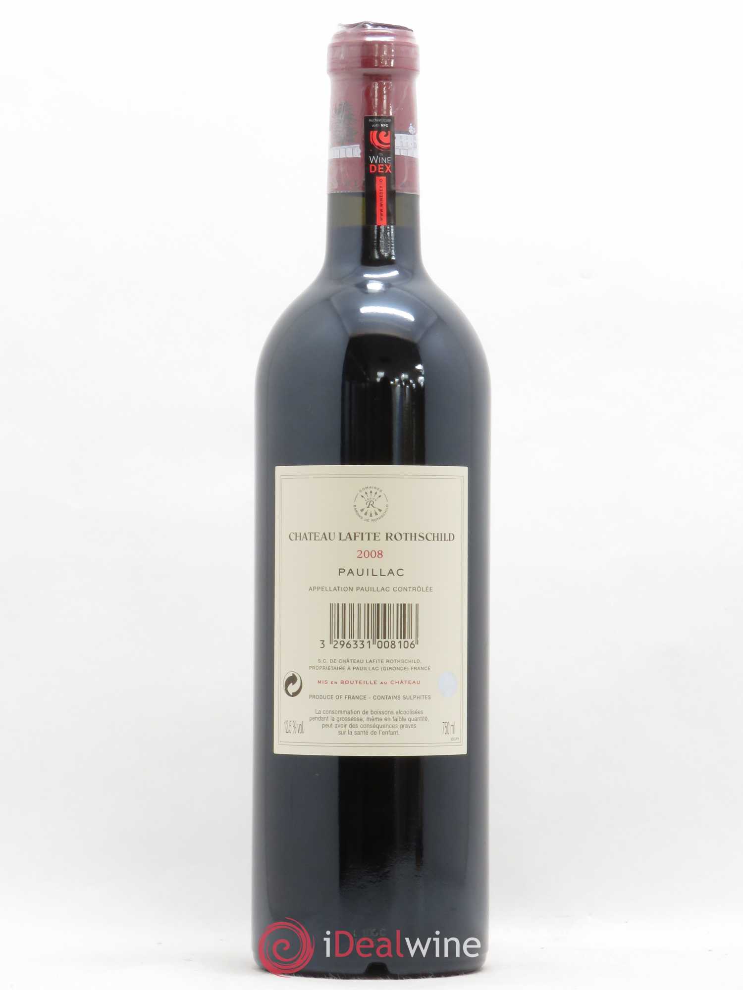 Château Lafite Rothschild 1er Grand Cru Classé 2008 - Lot de 1 bouteille - 1
