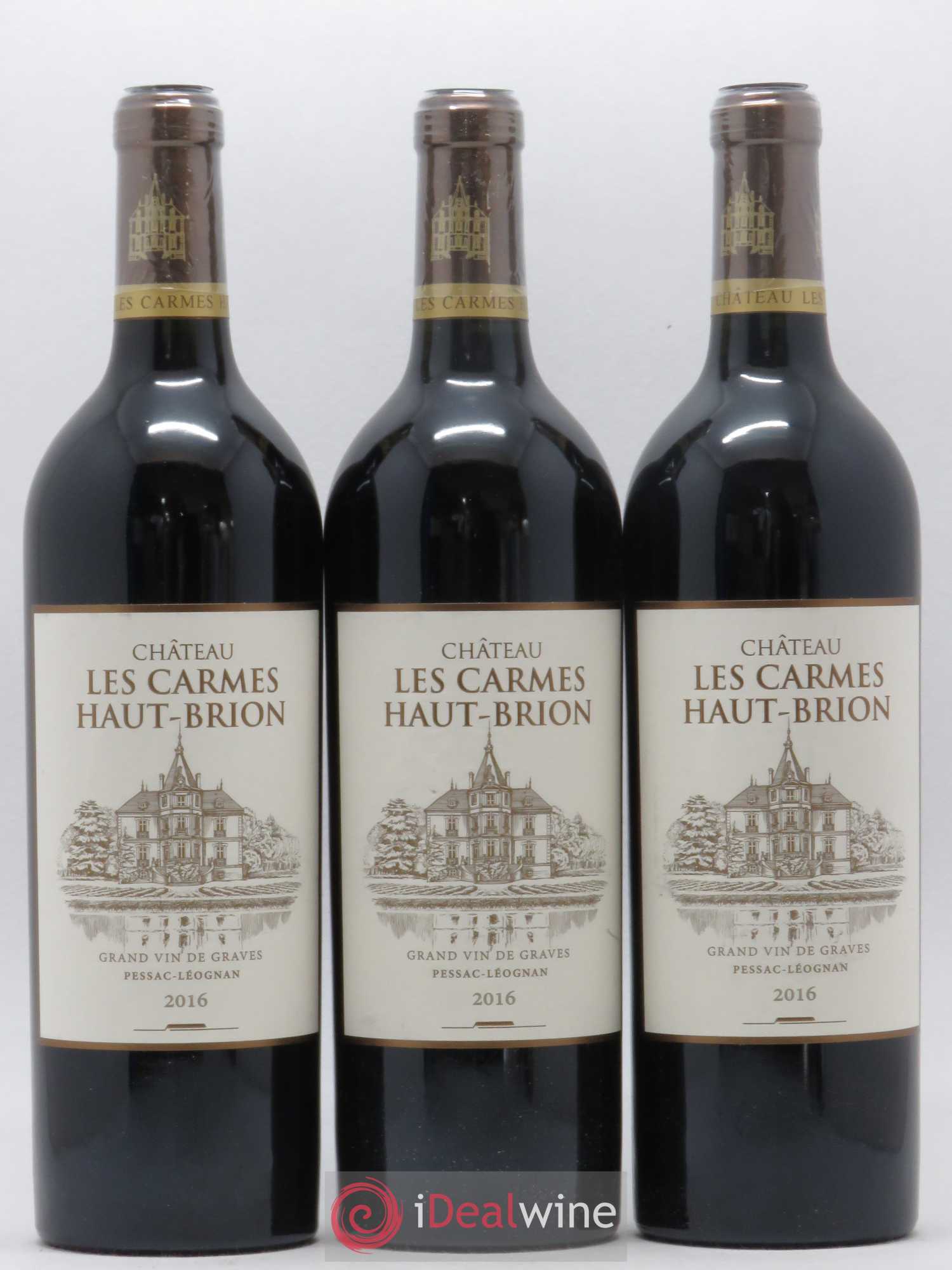 Château Les Carmes Haut-Brion 2016 - Lot de 6 bouteilles - 1