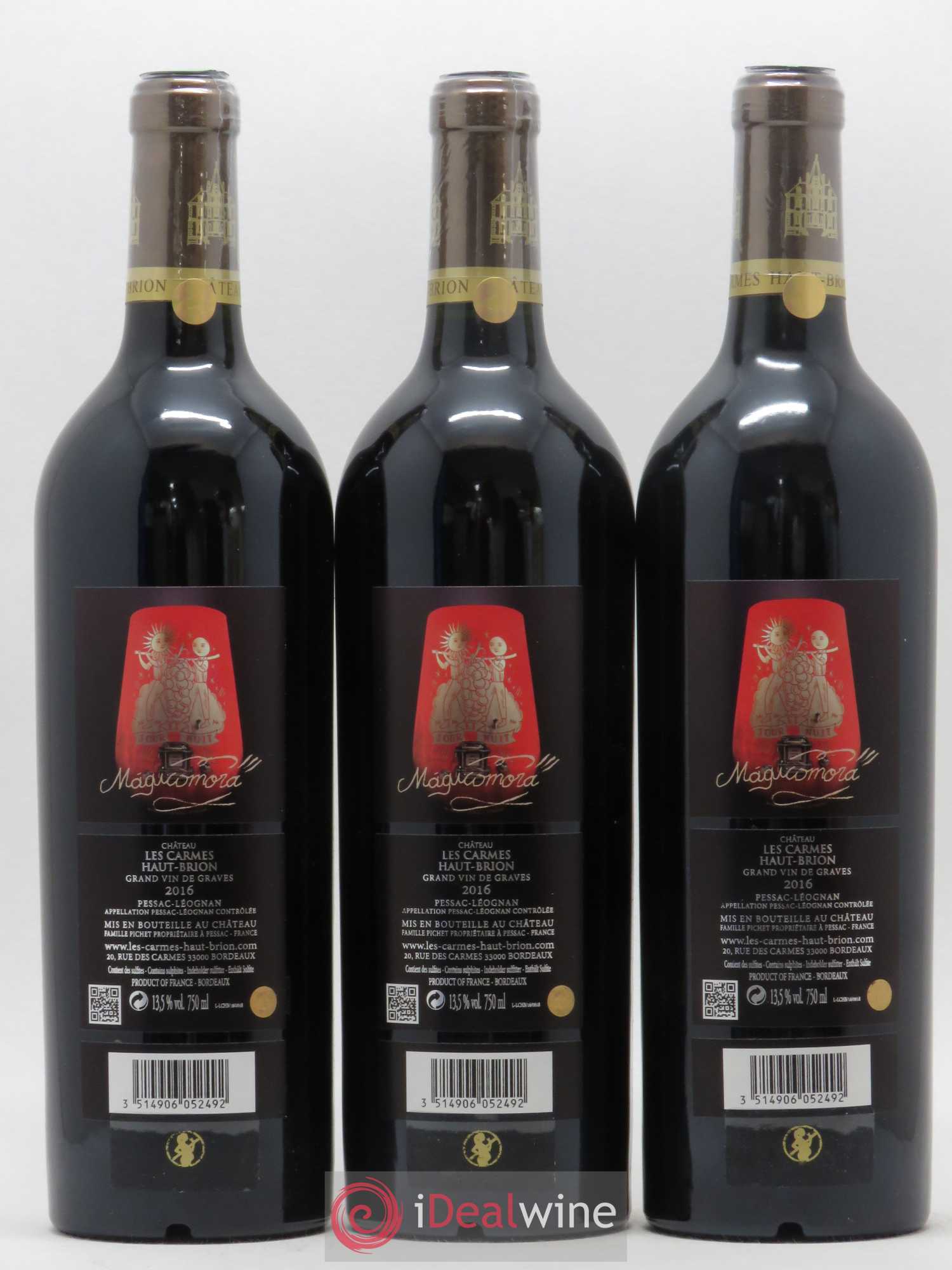 Château Les Carmes Haut-Brion 2016 - Lot de 6 bouteilles - 2