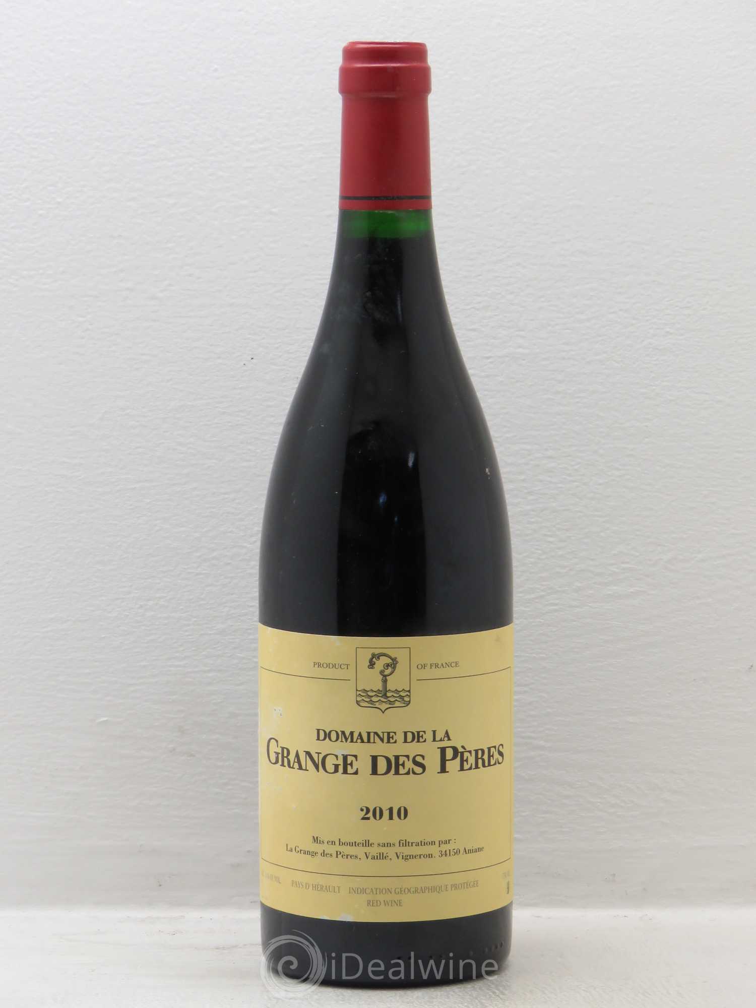 Pays d'Hérault Grange des Pères Laurent Vaillé 2010 - Lot de 1 bouteille - 0
