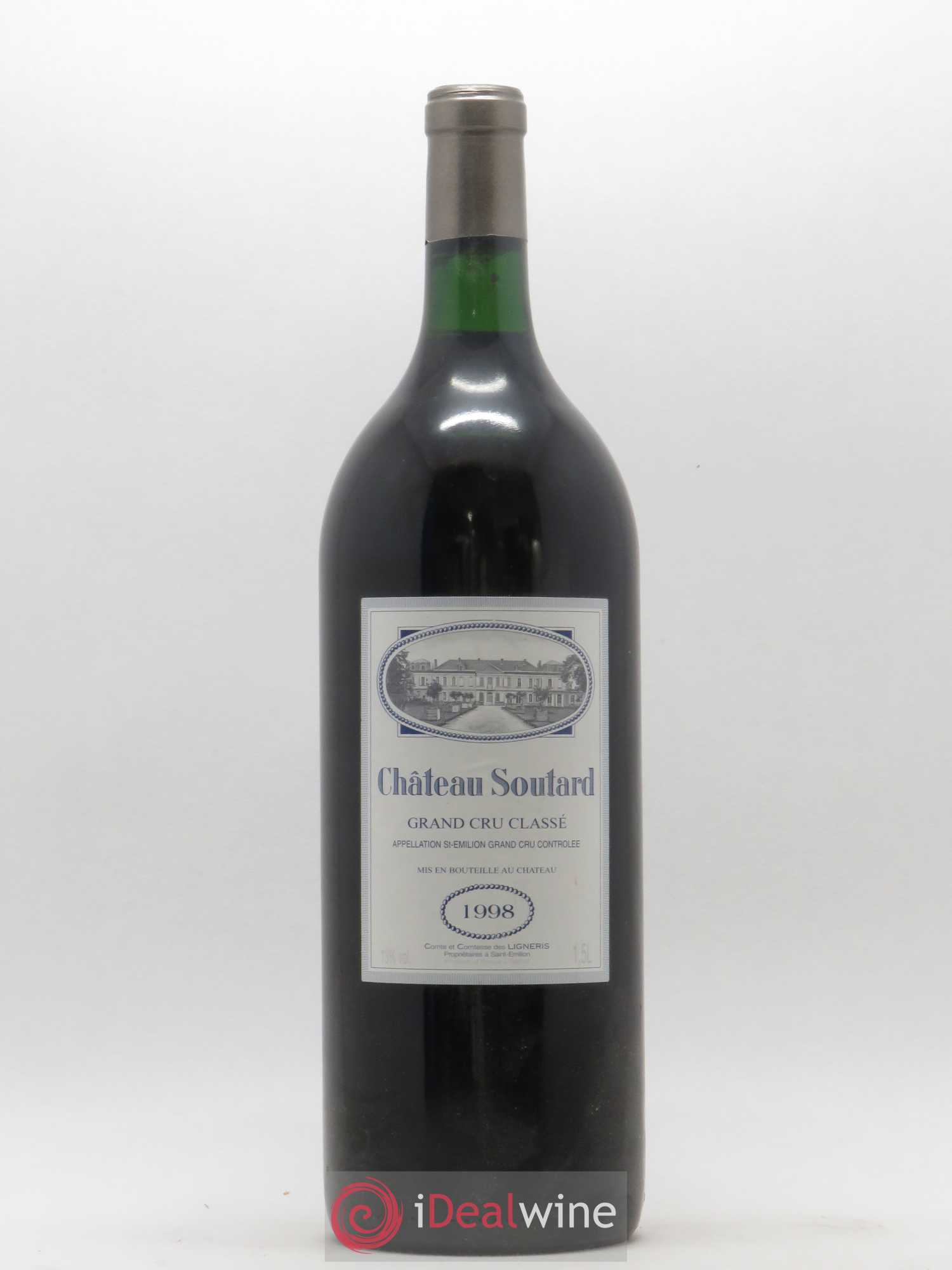 Château Soutard Grand Cru Classé 1998 - Lot de 1 magnum - 0