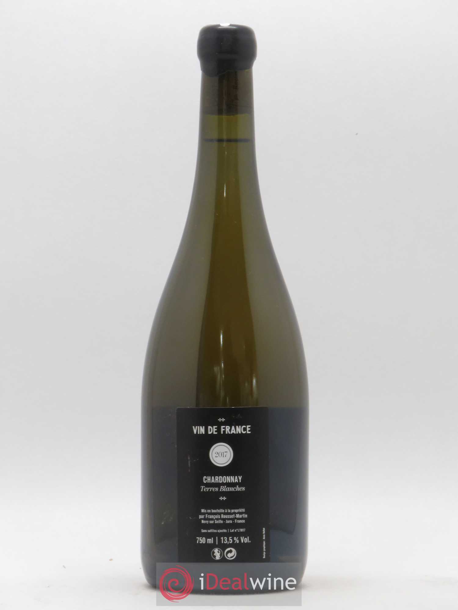 Vin de France Chardonnay Terres Blanches François Rousset-Martin 2017 - Posten von 1 Flasche - 1