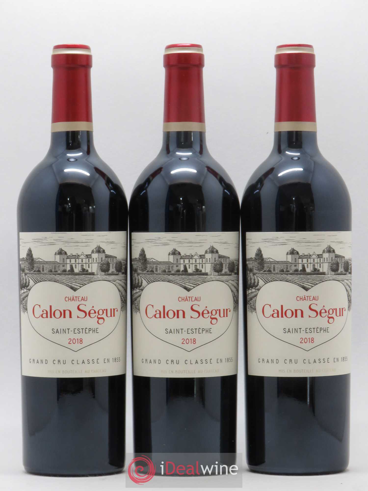 Château Calon Ségur 3ème Grand Cru Classé 2018 - Lot de 6 bouteilles - 1