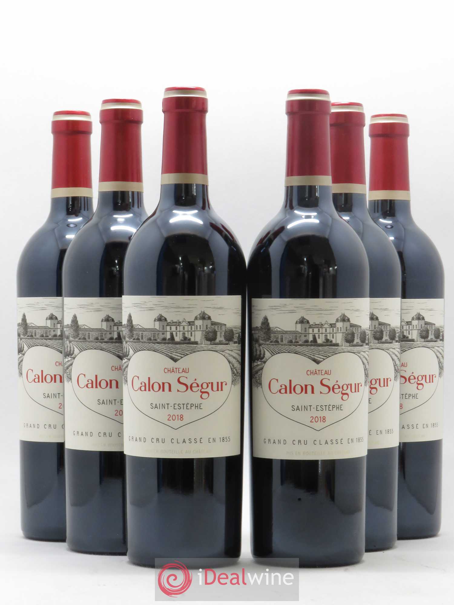 Château Calon Ségur 3ème Grand Cru Classé 2018 - Lot de 6 bouteilles - 0