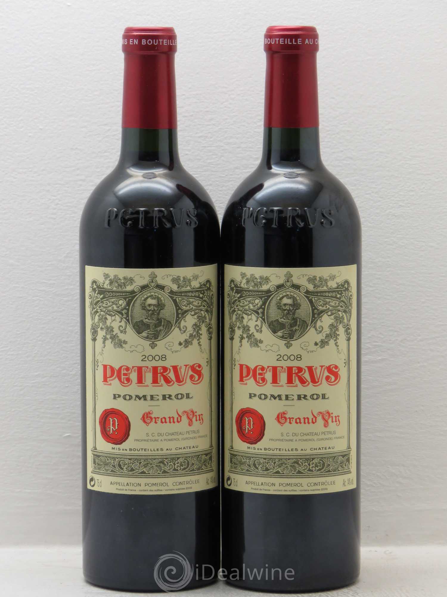 Petrus 2008 - Lot de 2 bouteilles - 0
