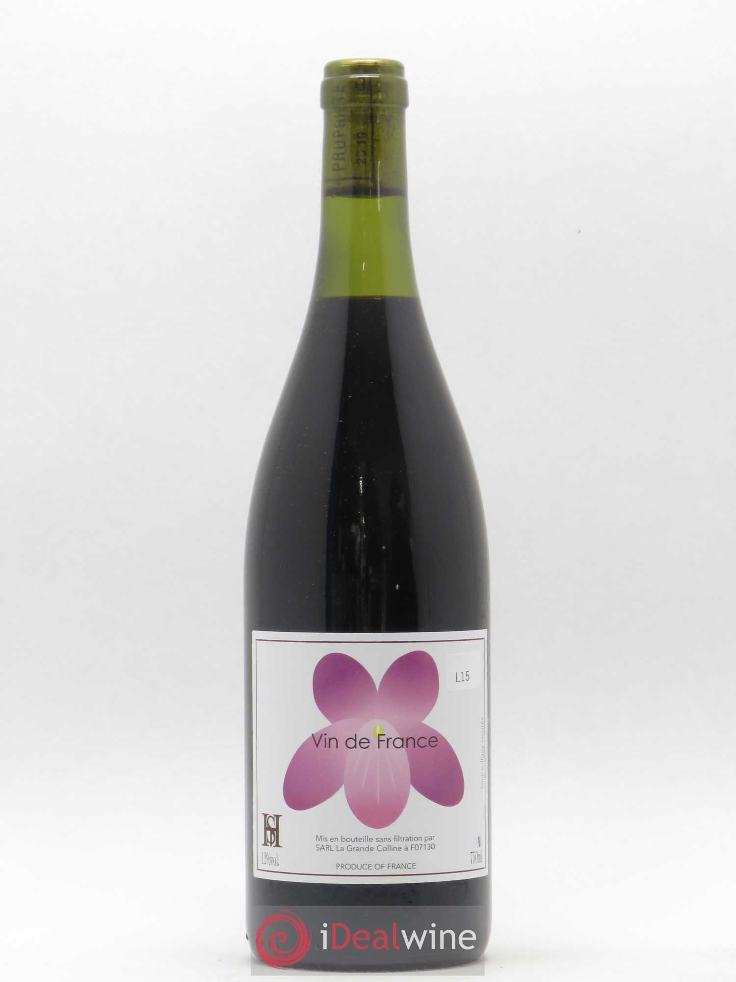 Vin de France (Ex Saint-Joseph) Hirotake Ooka - Domaine La Grande Colline 2015 - Lot de 1 bouteille - 0