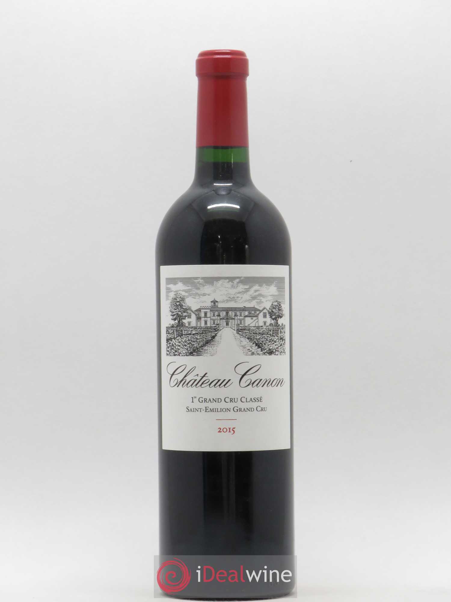 Château Canon 1er Grand Cru Classé B 2015 - Lot de 1 bouteille - 0