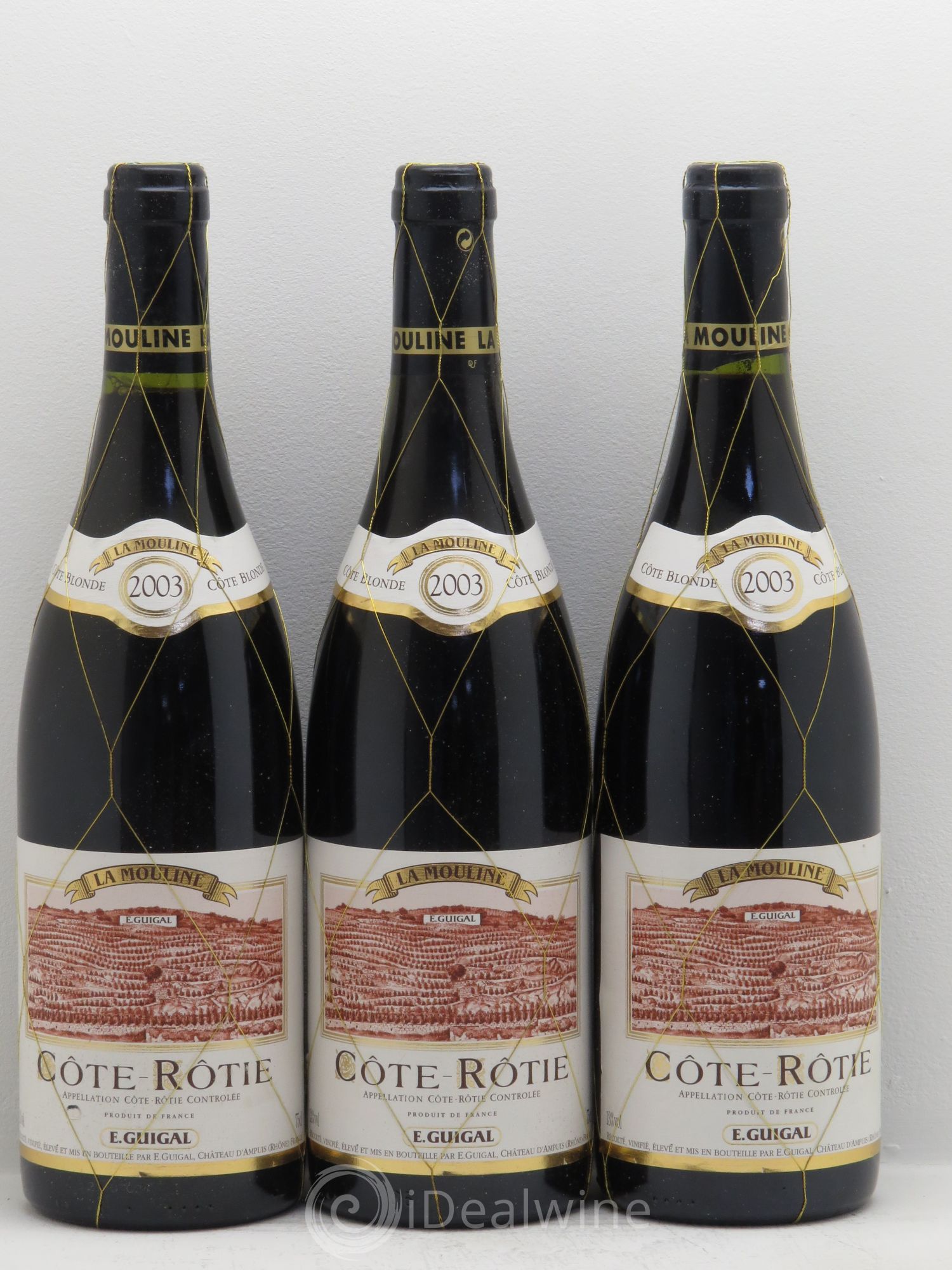 Côte-Rôtie La Mouline Guigal 2003 - Lot de 3 bouteilles - 0