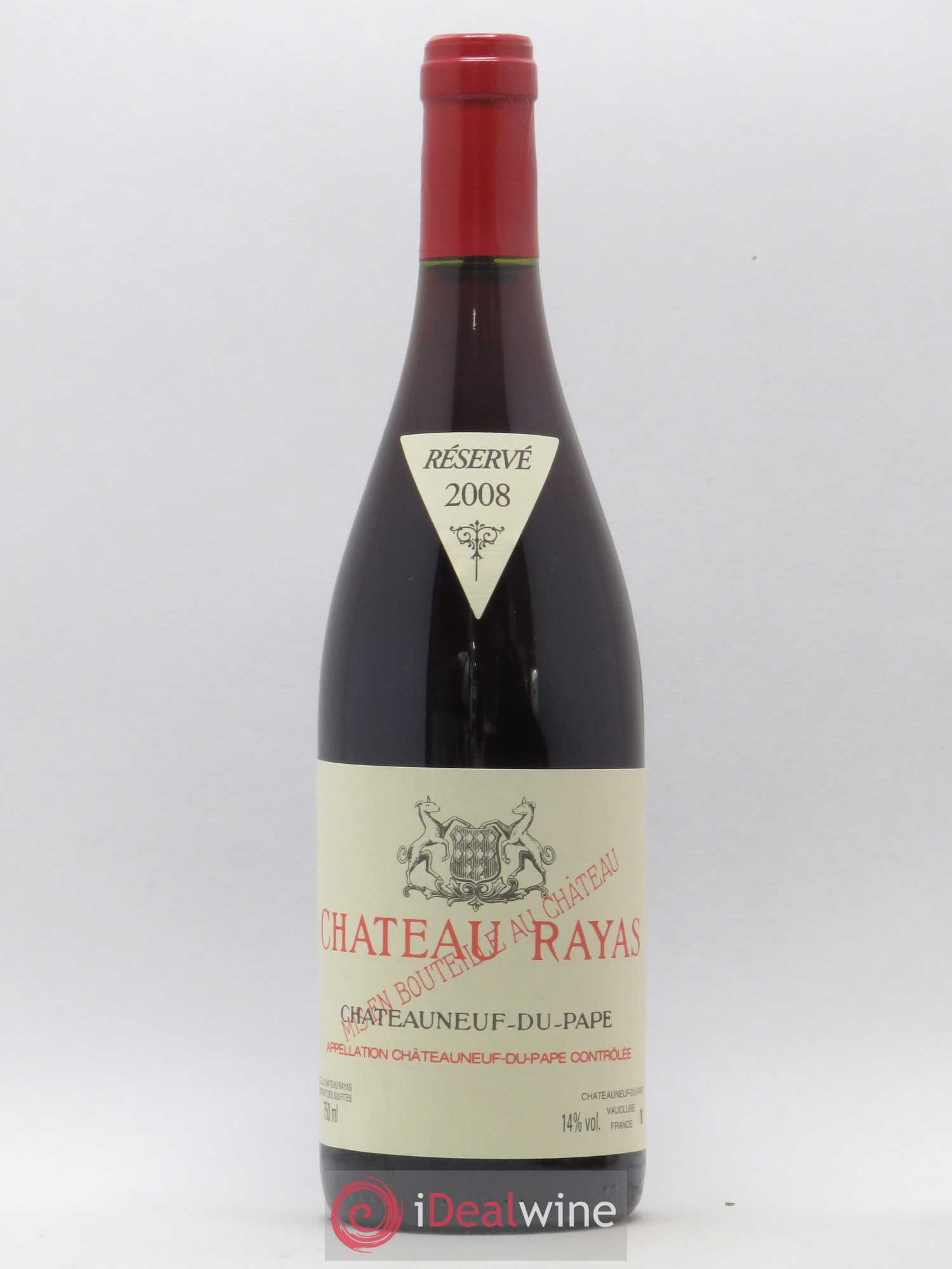 Châteauneuf-du-Pape Château Rayas Emmanuel Reynaud 2008 - Lot de 1 bouteille - 0