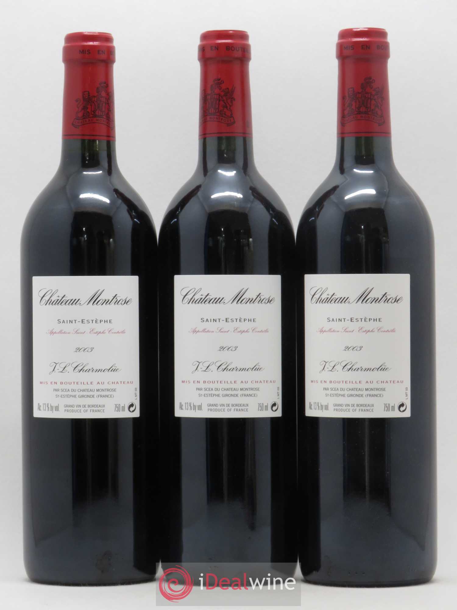 Château Montrose 2ème Grand Cru Classé 2003 - Lot de 12 bouteilles - 2