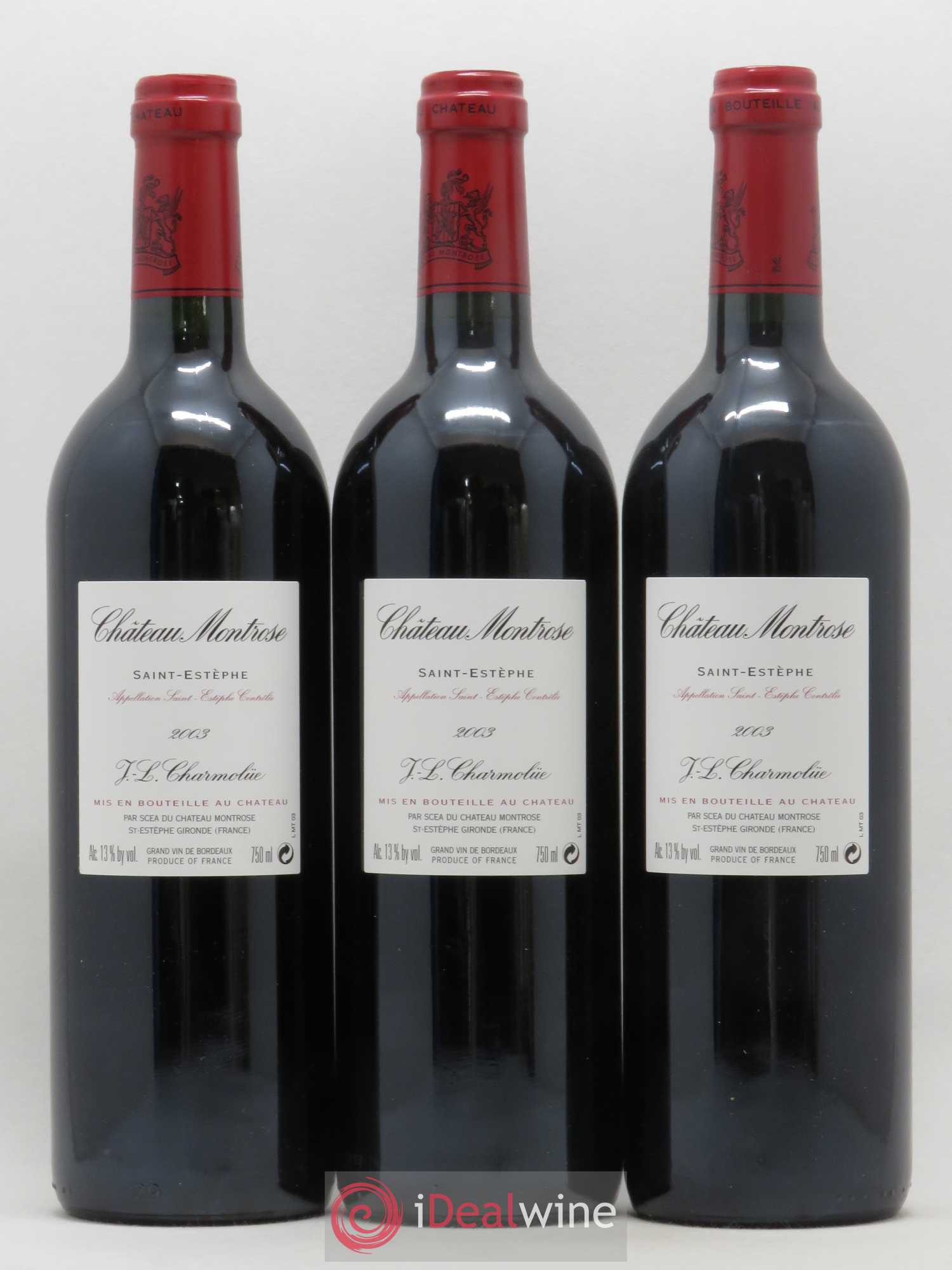 Château Montrose 2ème Grand Cru Classé 2003 - Lot de 12 bouteilles - 4