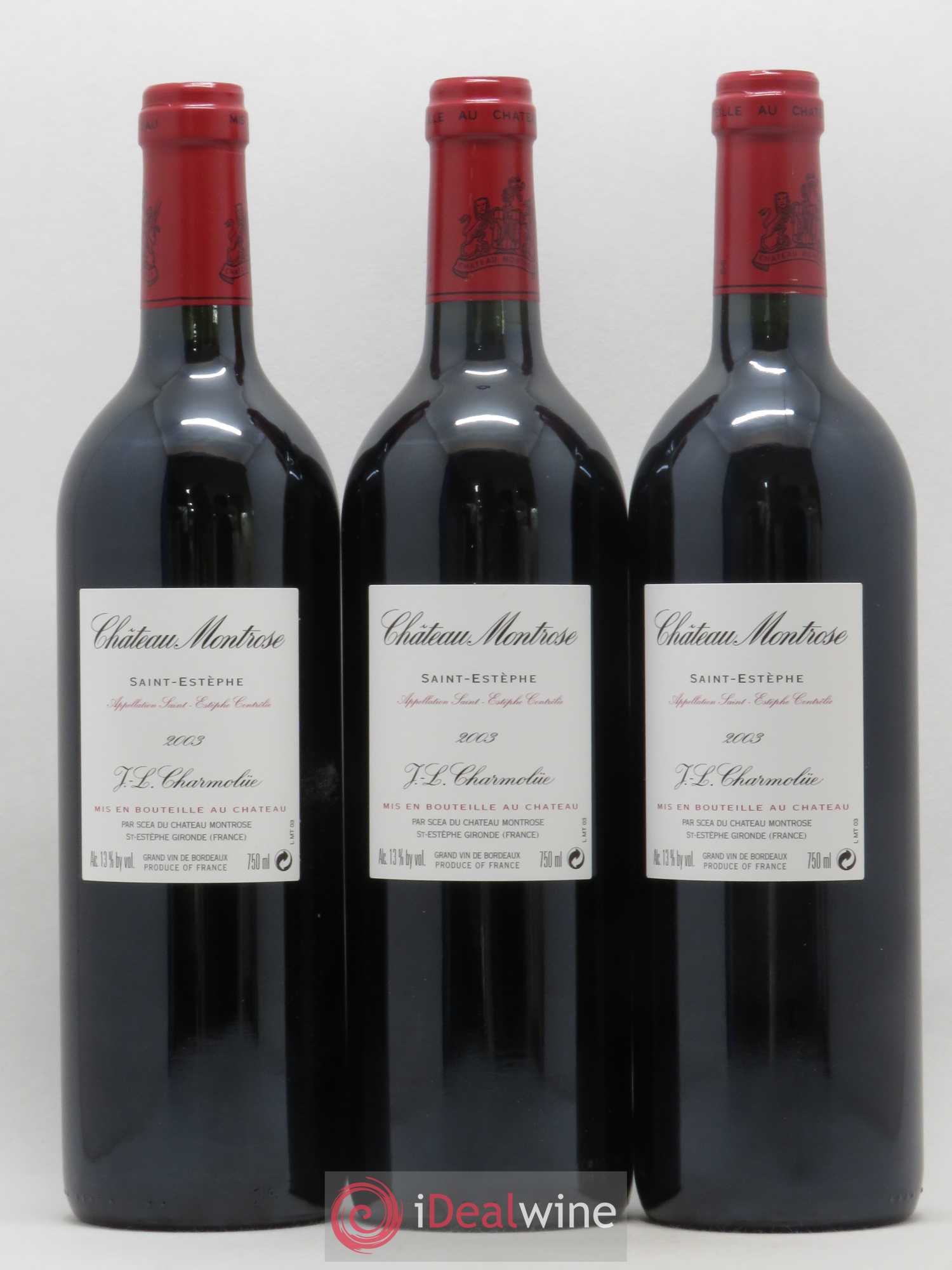 Château Montrose 2ème Grand Cru Classé 2003 - Lot de 12 bouteilles - 8