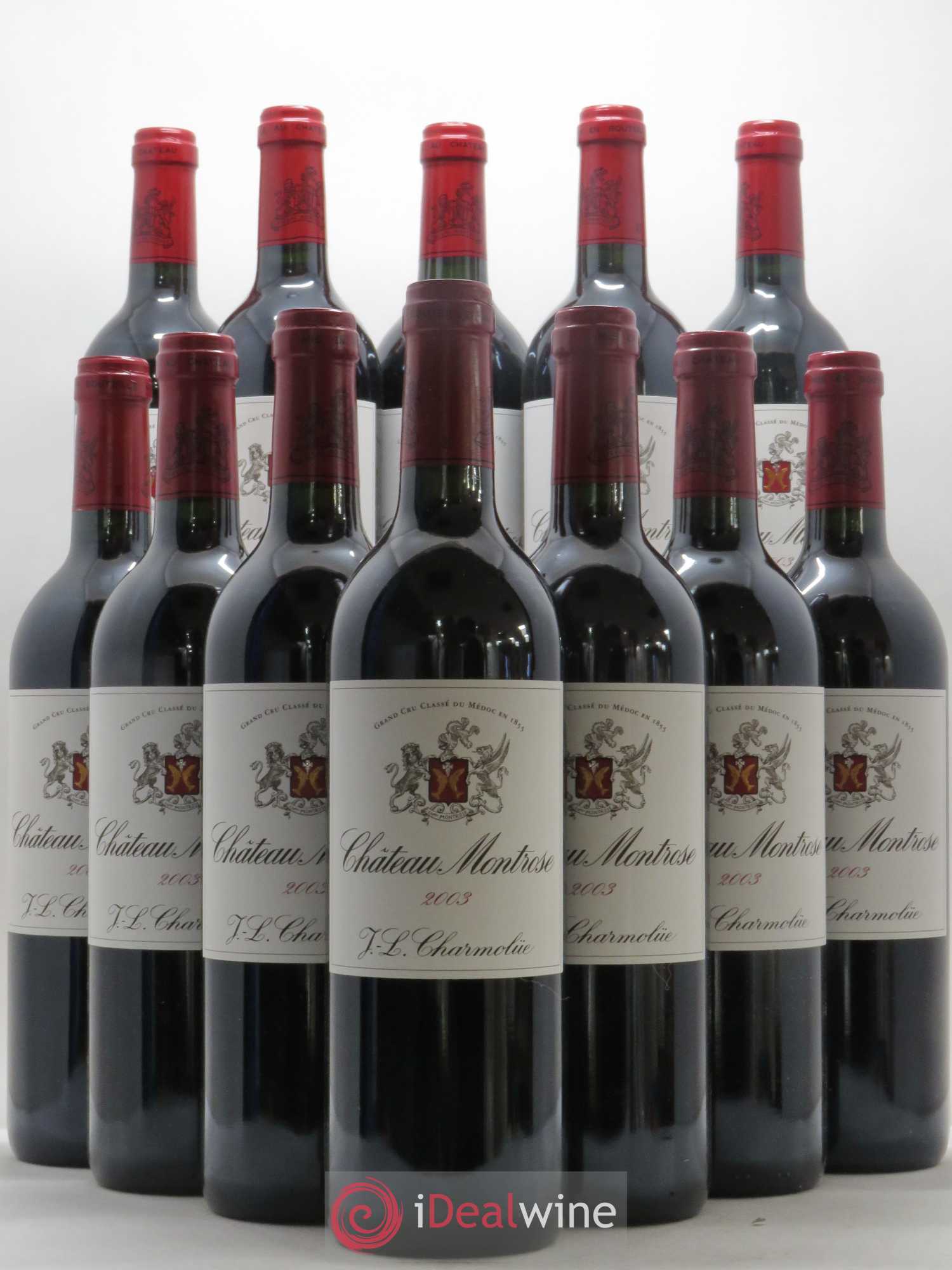 Château Montrose 2ème Grand Cru Classé 2003 - Lot de 12 bouteilles - 0