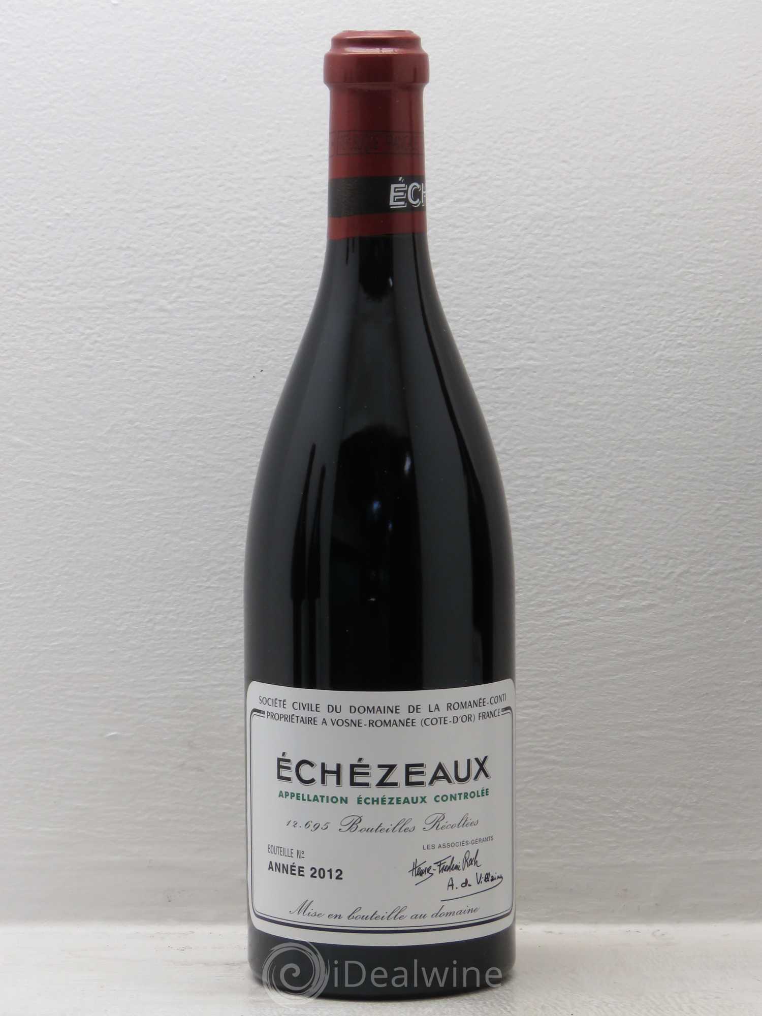 Assortiment 2012 Domaine de la Romanée-Conti 1 Romanée Conti - 2 Tâche - 1 Richebourg - 1 Echézeaux - 1 Romanée St Vivant 2012 - Lot of 6 bottles - 3
