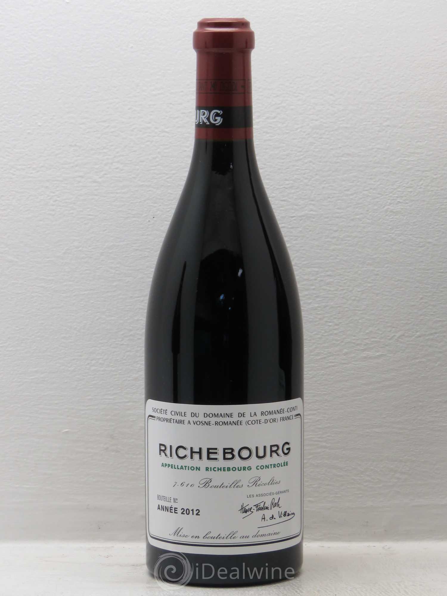 Assortiment 2012 Domaine de la Romanée-Conti 1 Romanée Conti - 2 Tâche - 1 Richebourg - 1 Echézeaux - 1 Romanée St Vivant 2012 - Lot of 6 bottles - 4