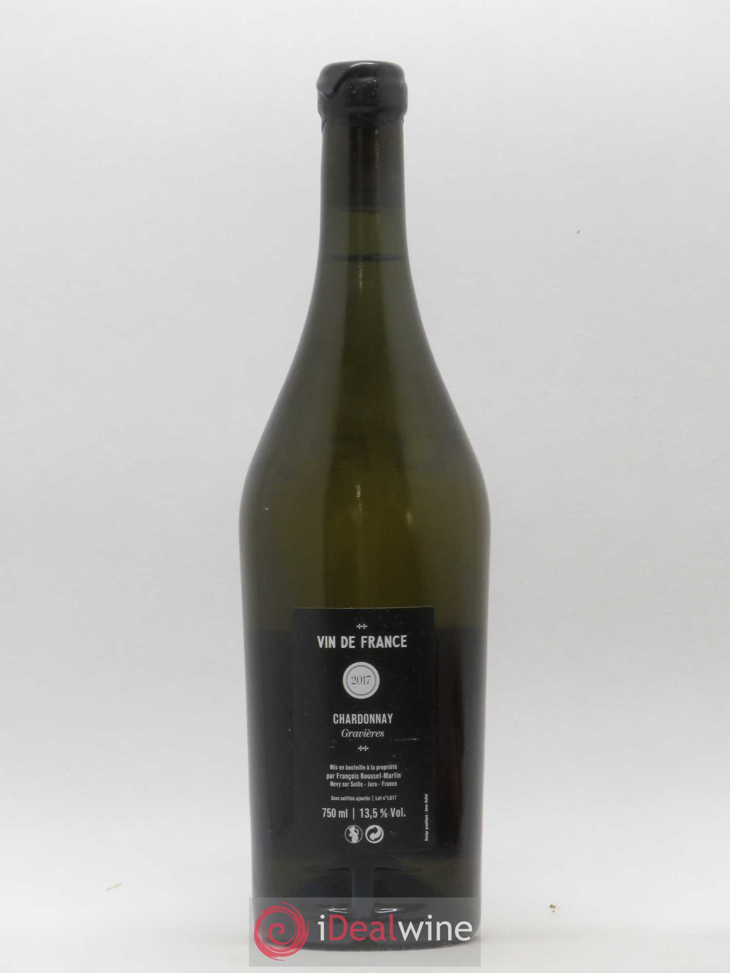 Vin de France Gravières François Rousset Martin 2017 - Lot de 1 bouteille - 1