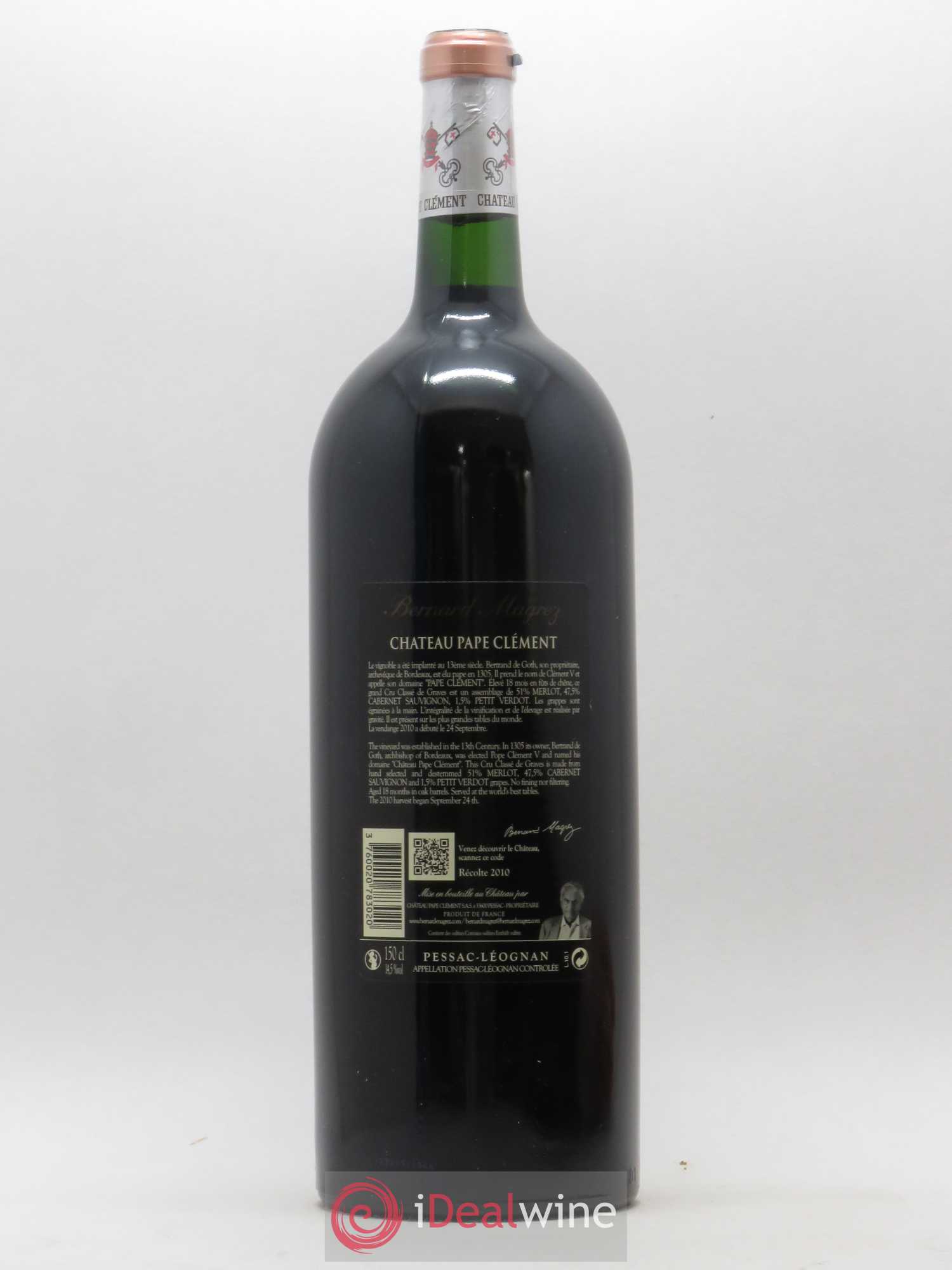 Château Pape Clément Cru Classé de Graves 2010 - Lot de 1 magnum - 1