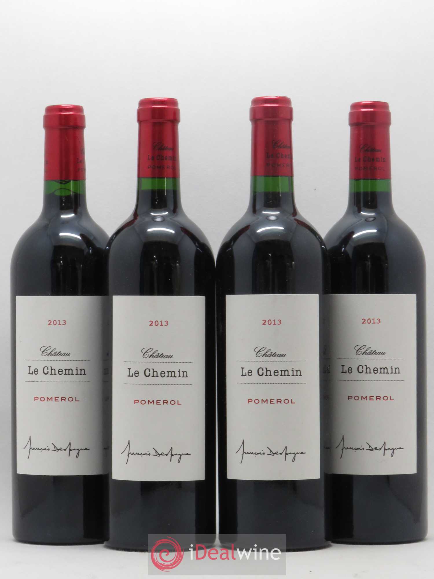 Château Le Chemin (sans prix de réserve) 2013 - Lot de 4 bouteilles - 0