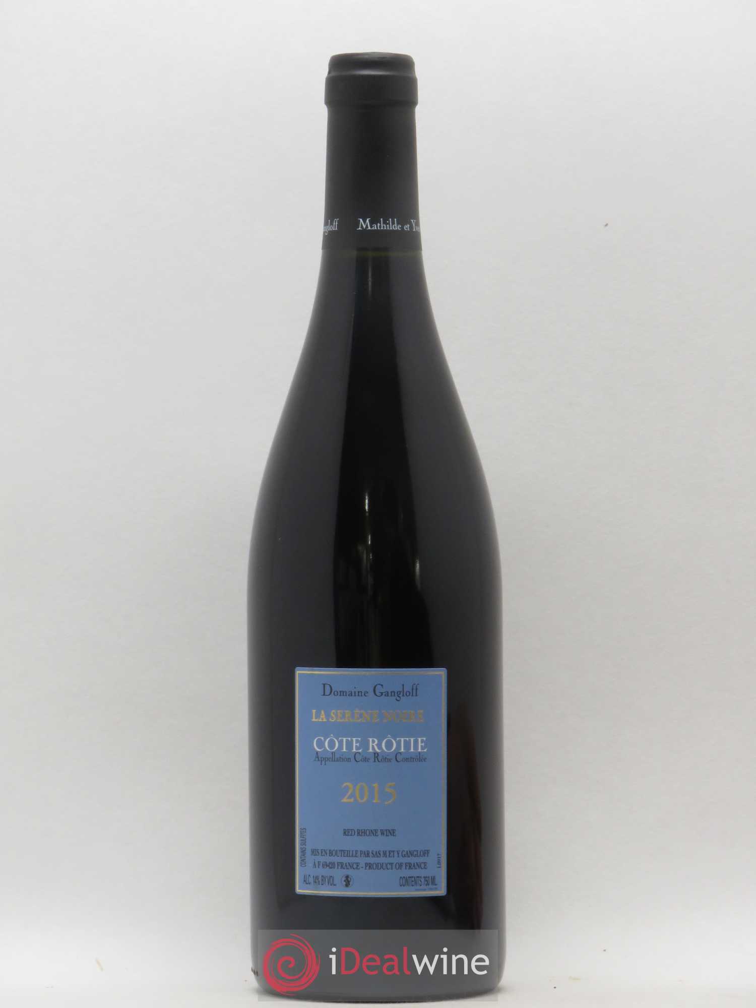 Côte-Rôtie La Sereine Noire Gangloff (Domaine) 2015 - Lot de 1 bouteille - 1