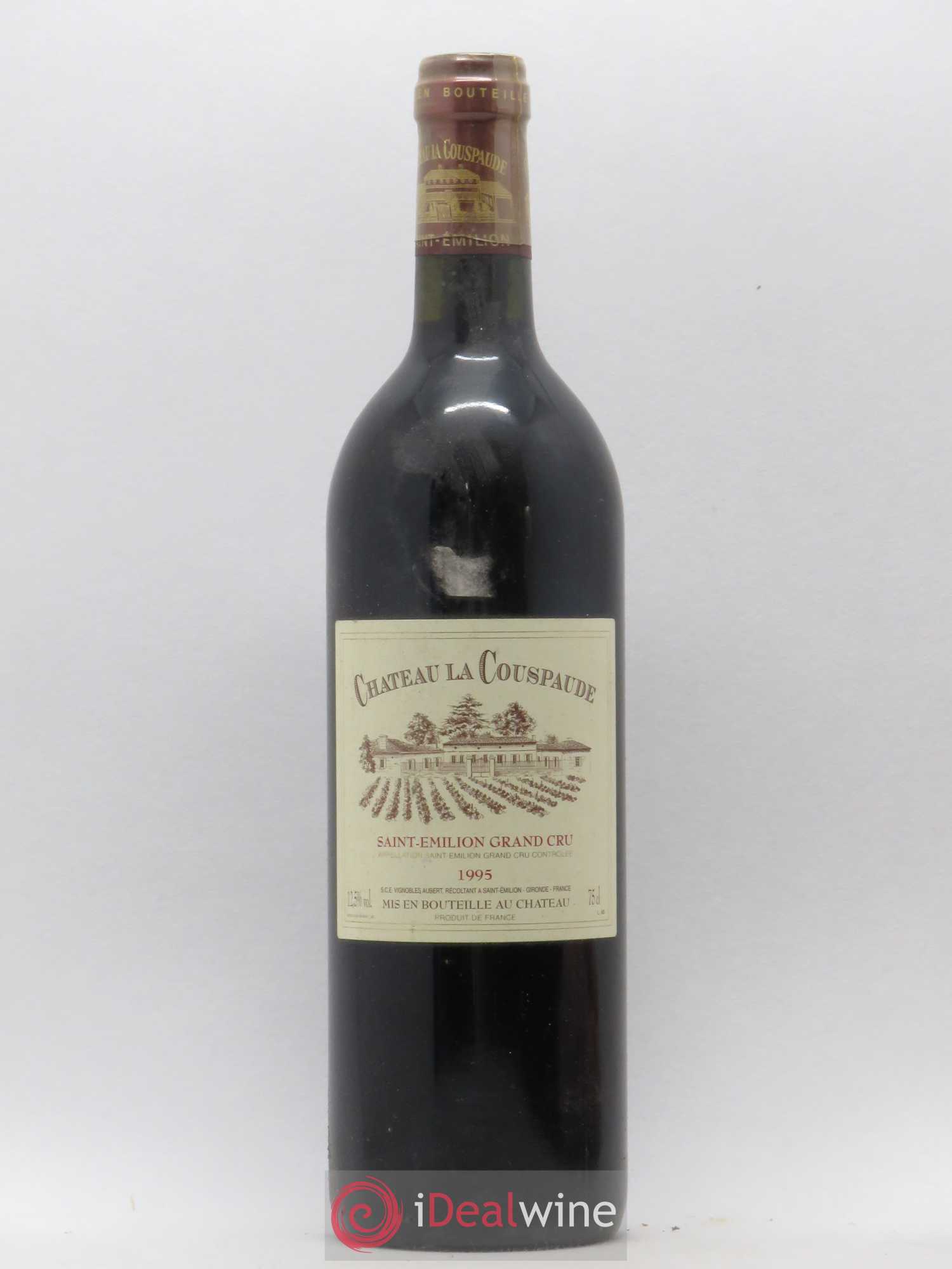 Château la Couspaude Grand Cru Classé 1995 - Lot de 1 bouteille - 0